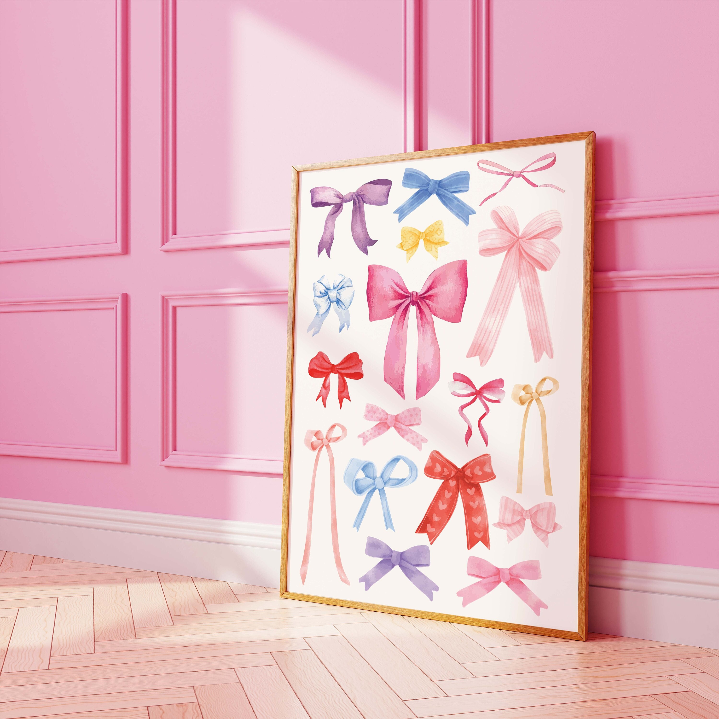 Ribbon Bow Print