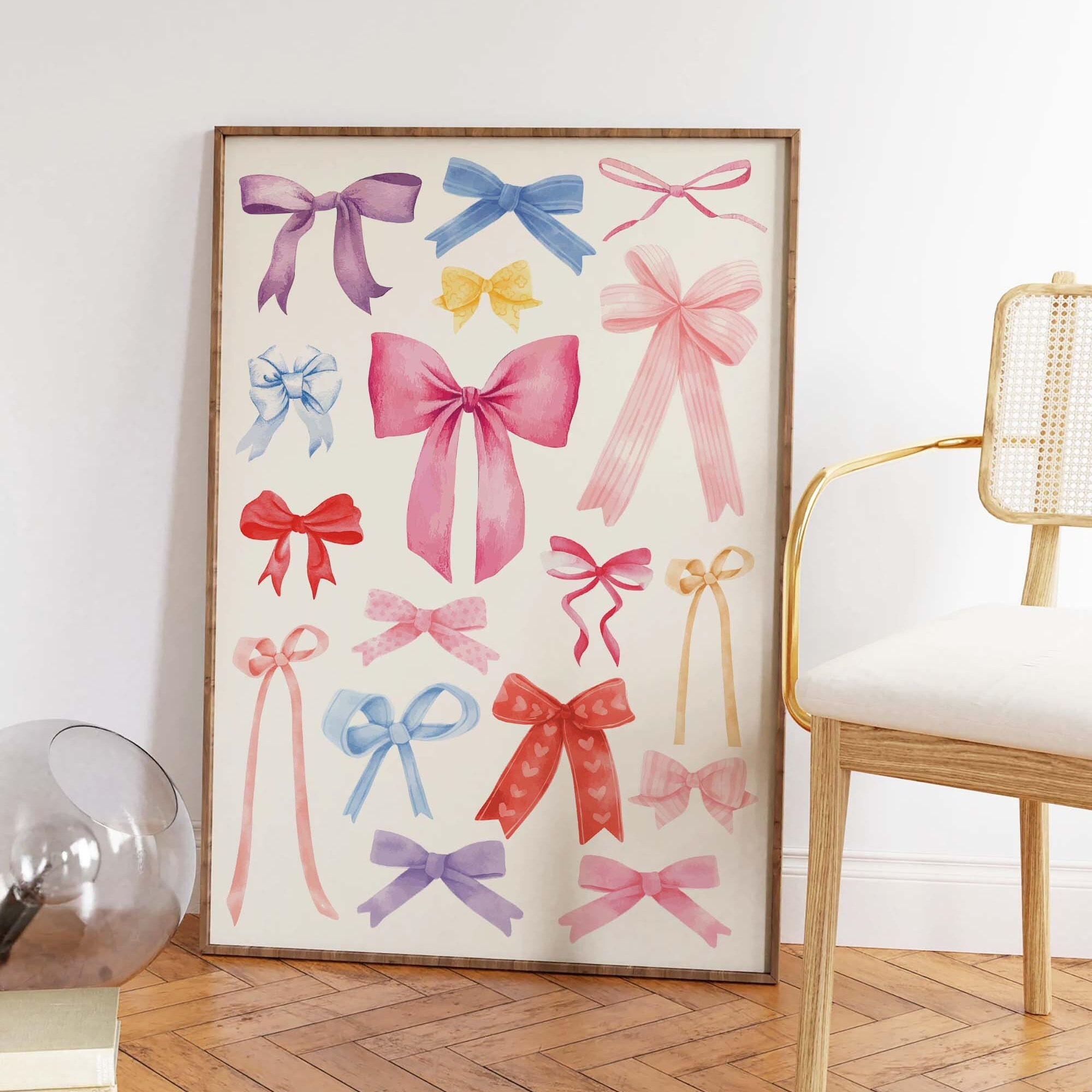Ribbon Bow Print - Image 4