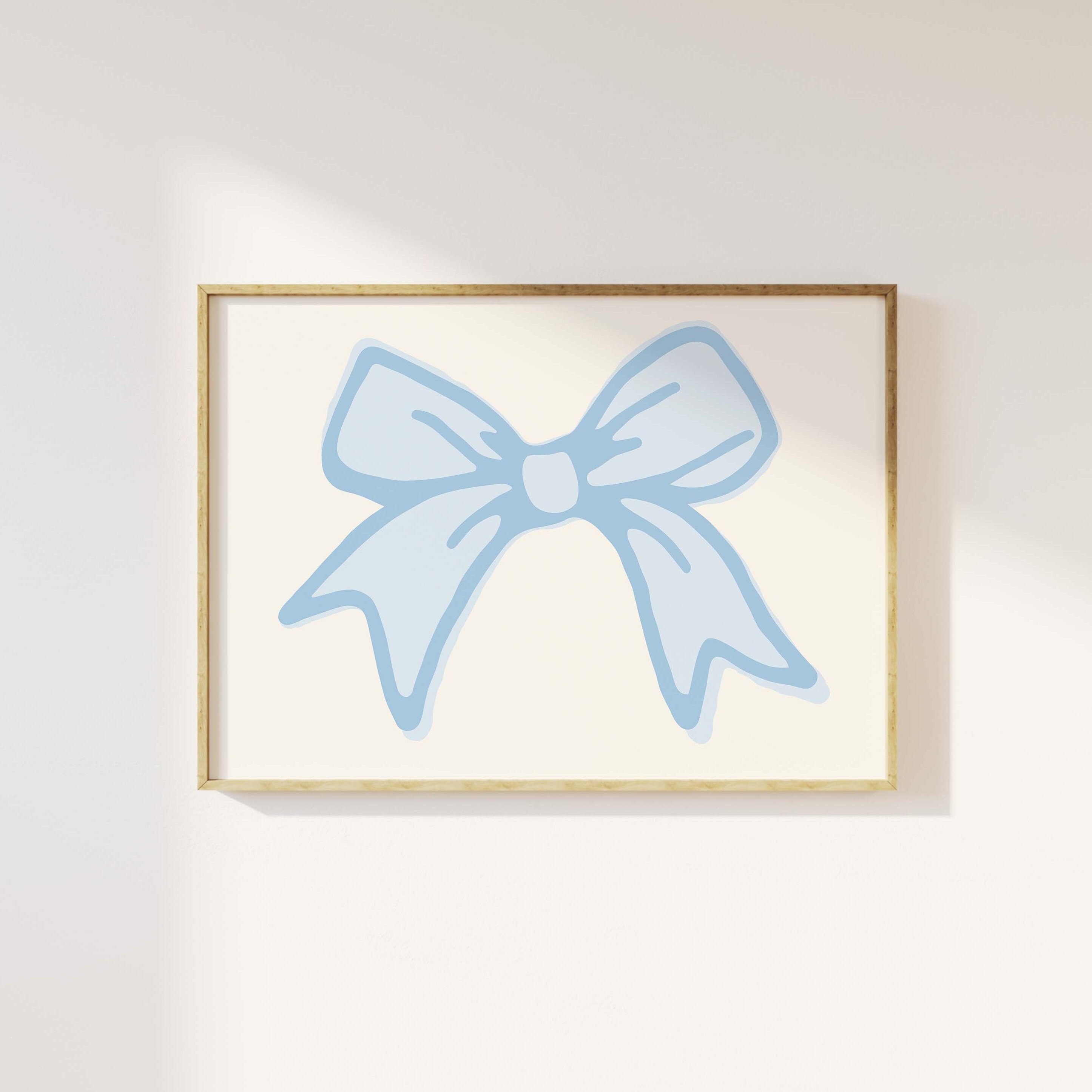 Ribbon Bow Print
