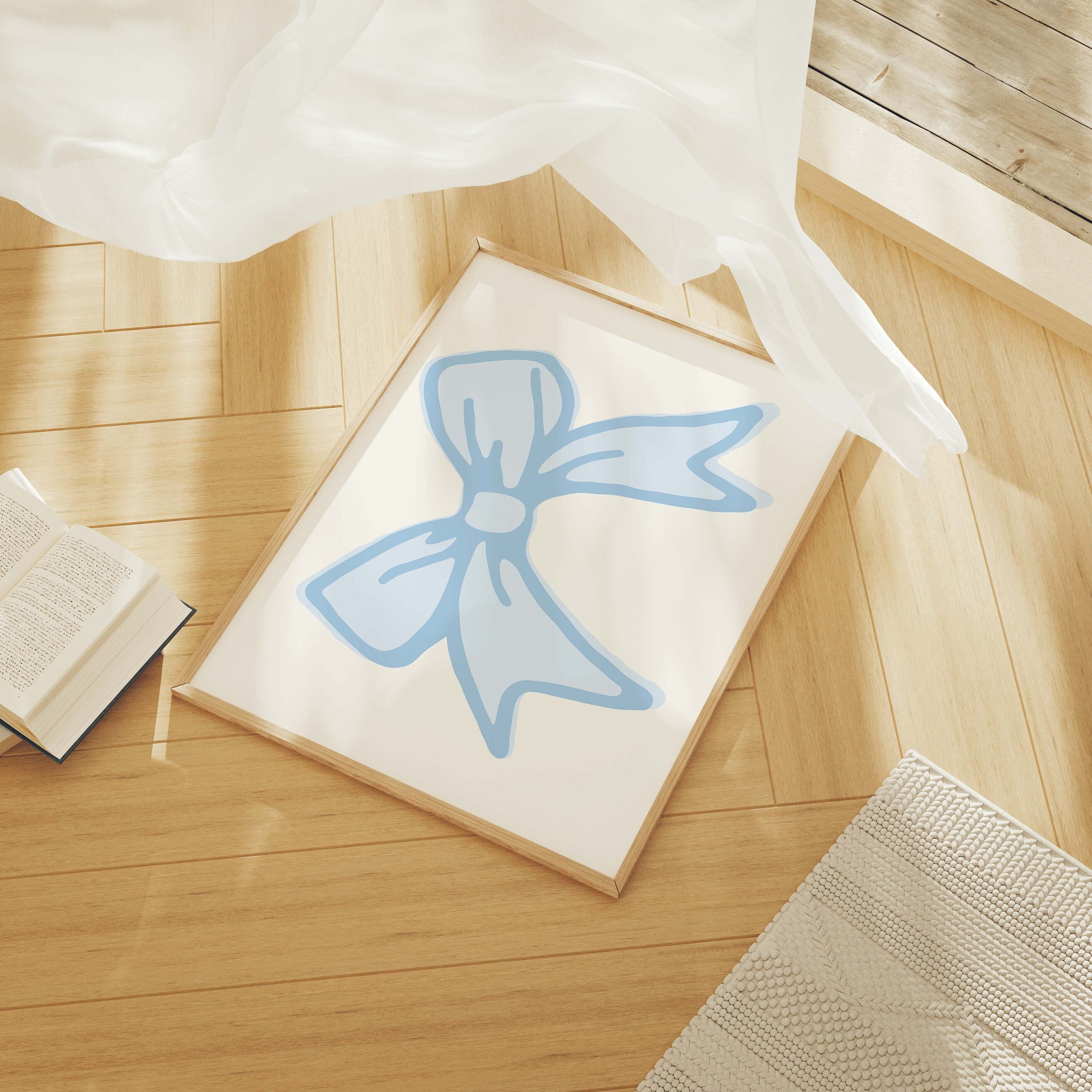 Ribbon Bow Print - Image 3