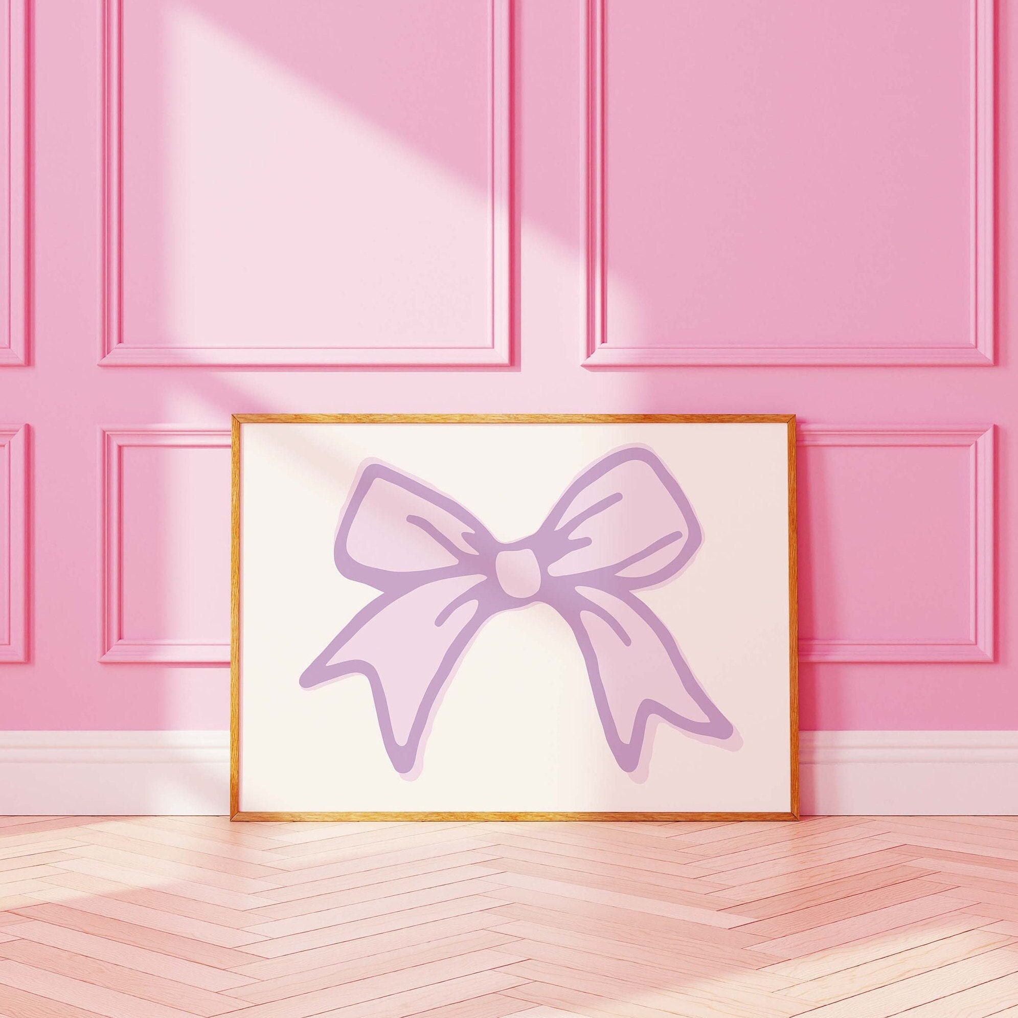 Ribbon Bow Print