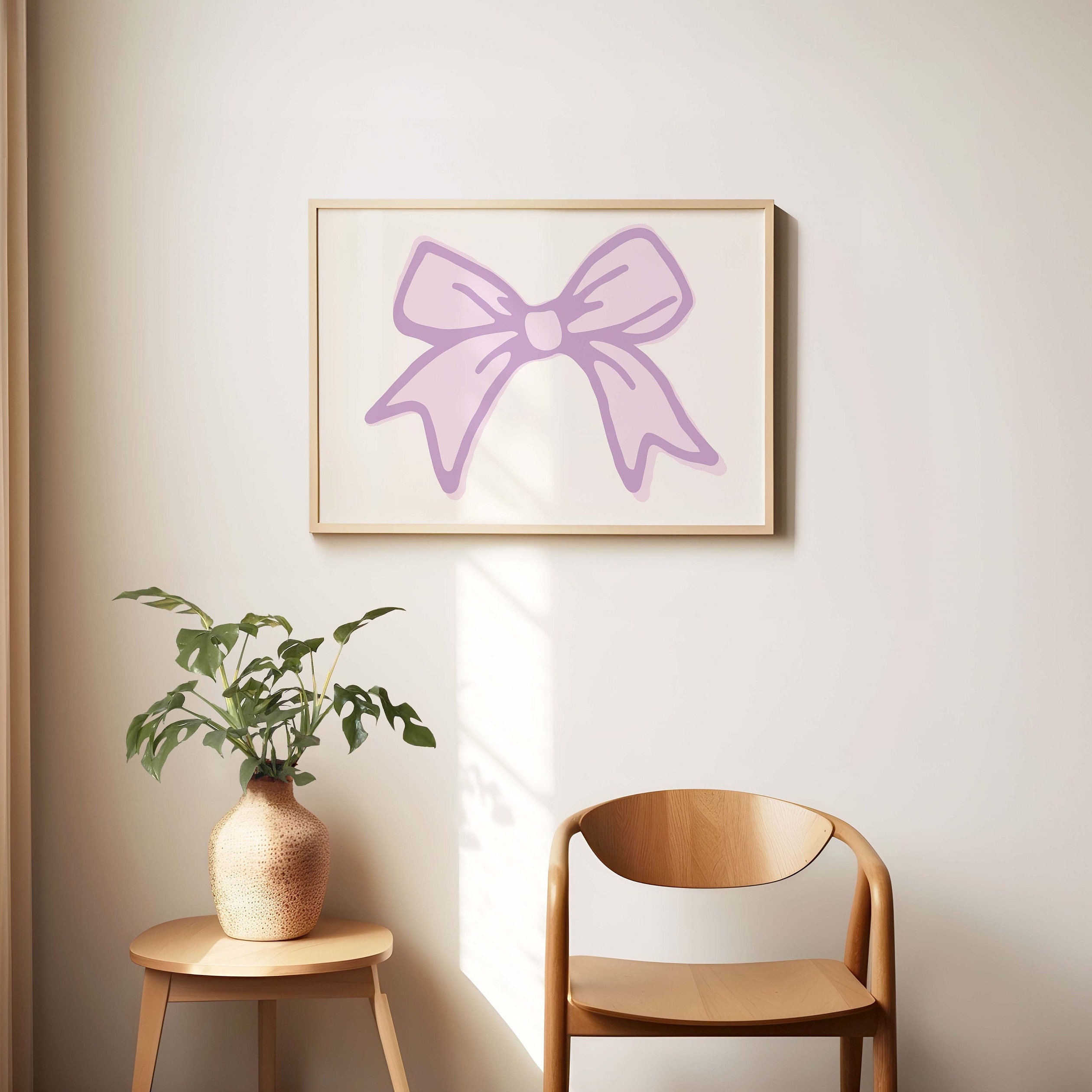 Ribbon Bow Print - Image 4