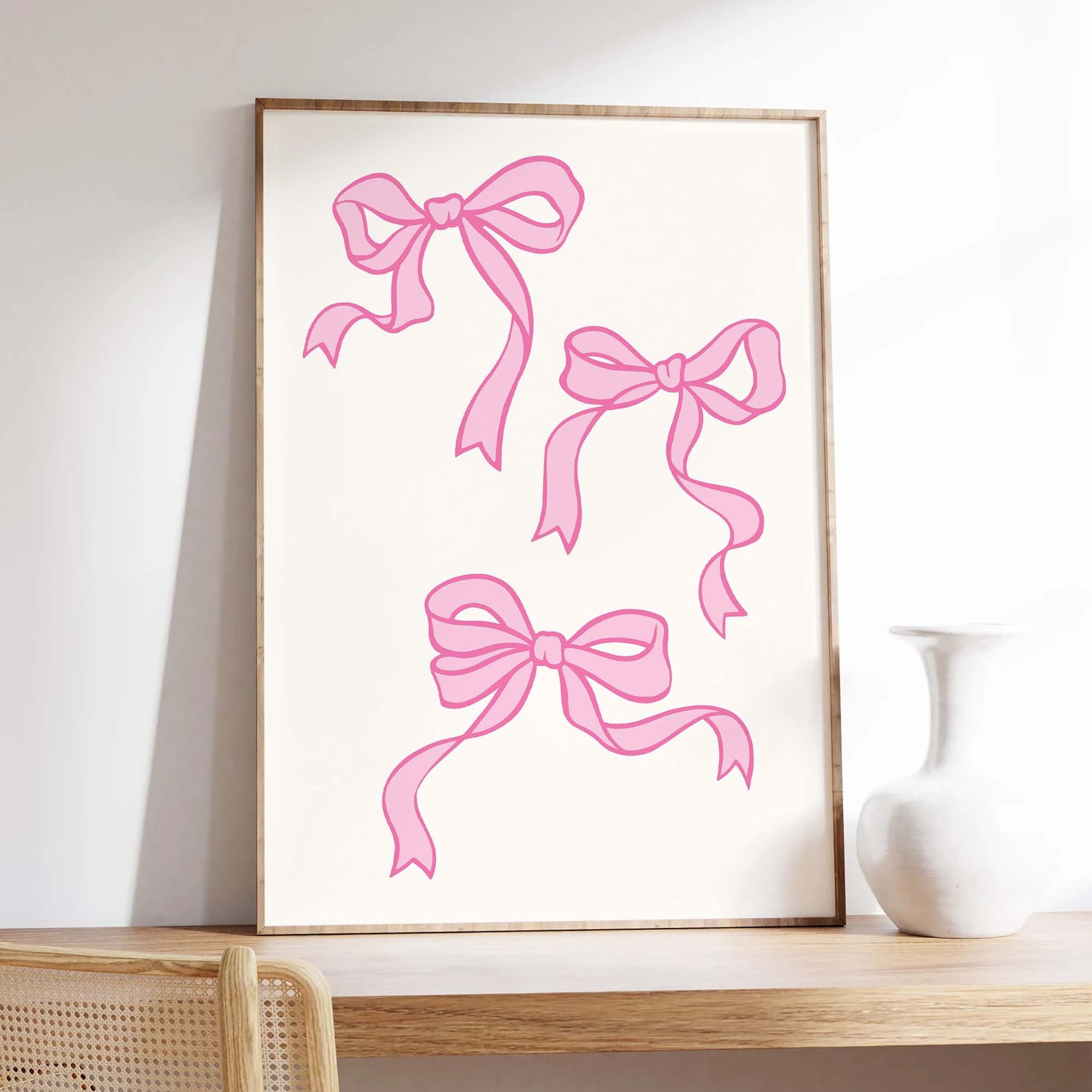 Ribbon Bow Print - Image 3