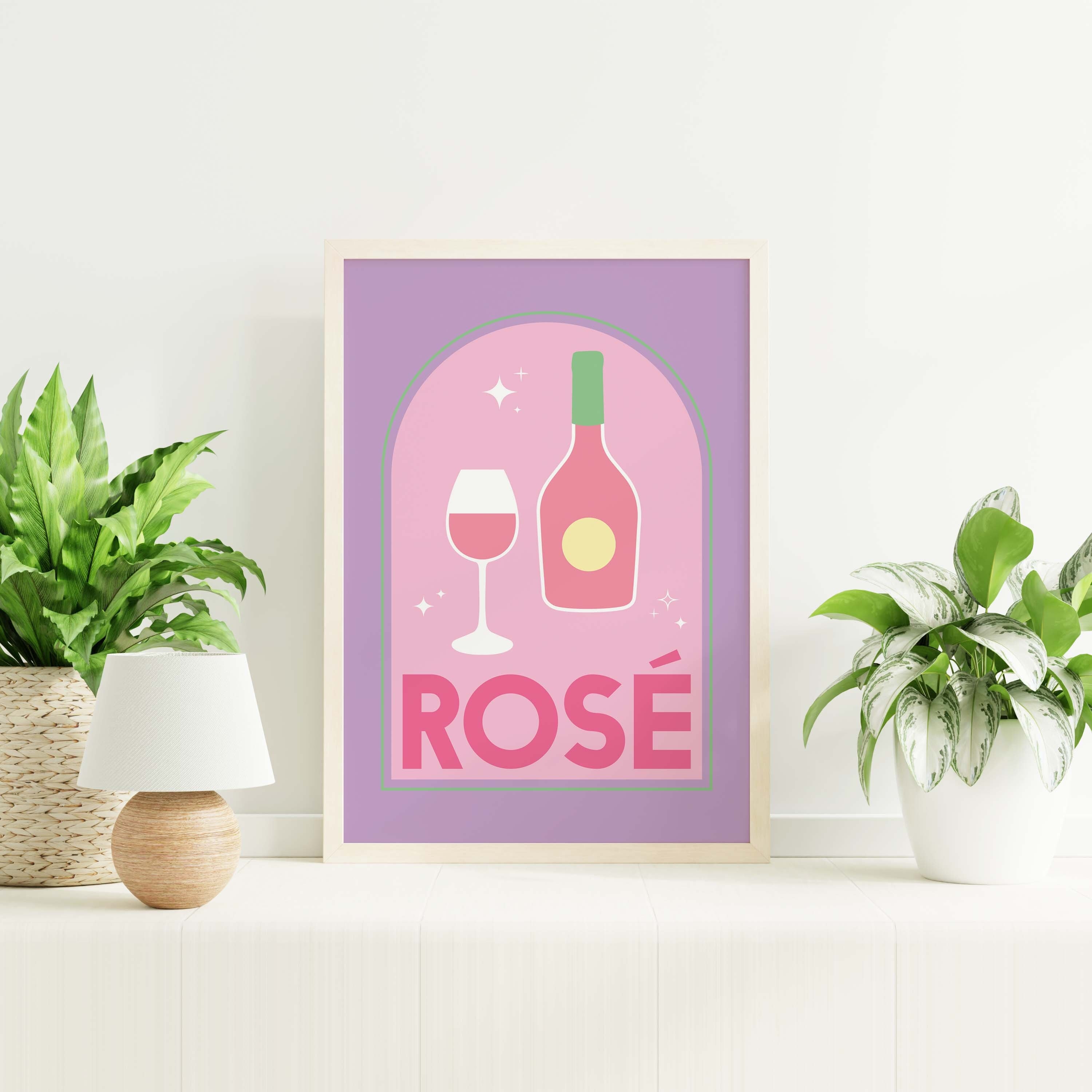Rosé Wine Cocktail Print - Image 2