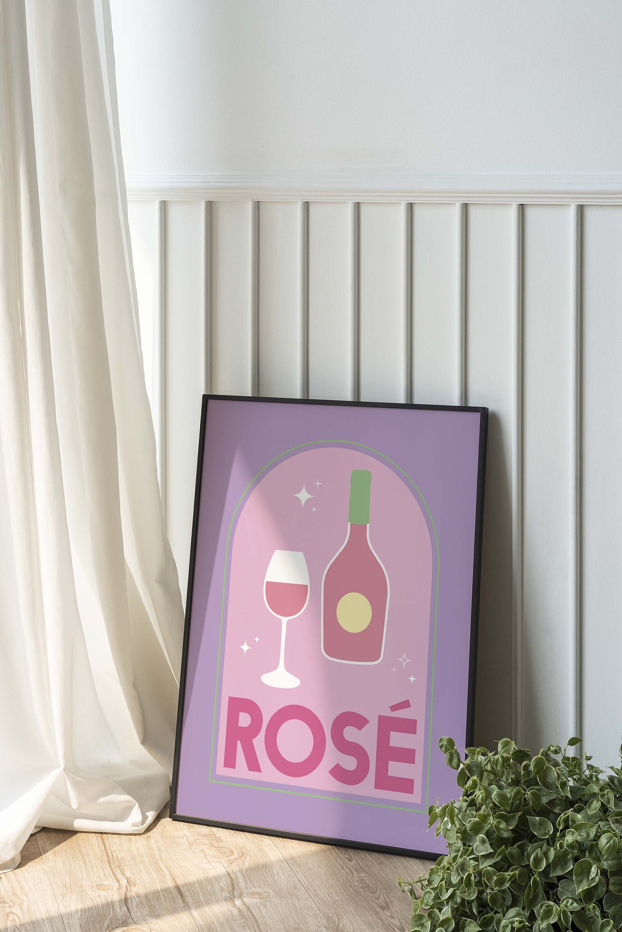 Rosé Wine Cocktail Print - Image 3