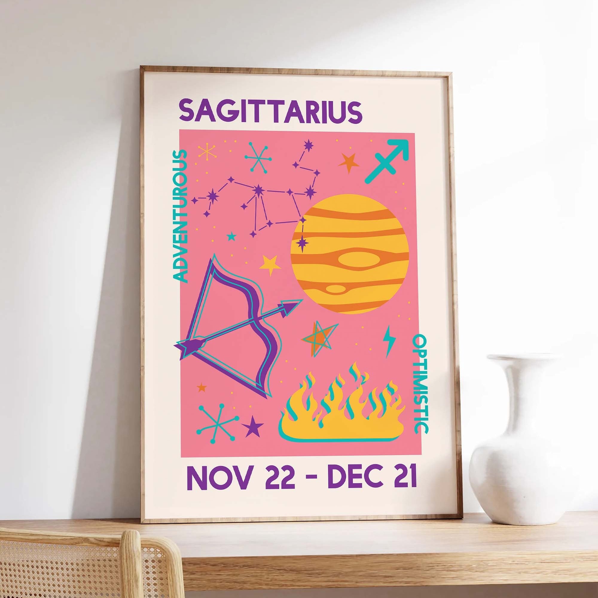 Sagittarius Zodiac Print - Image 3
