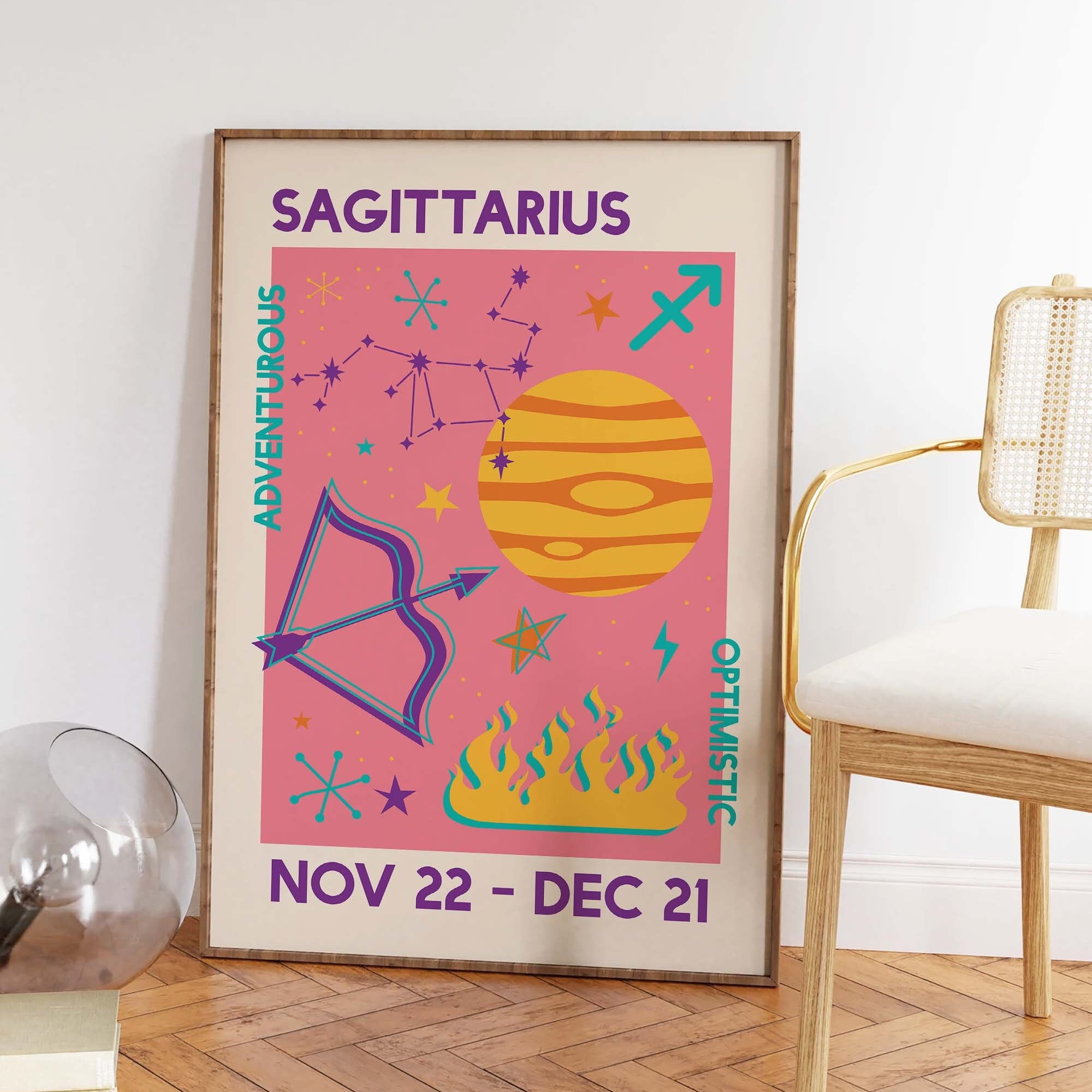 Sagittarius Zodiac Print - Image 5