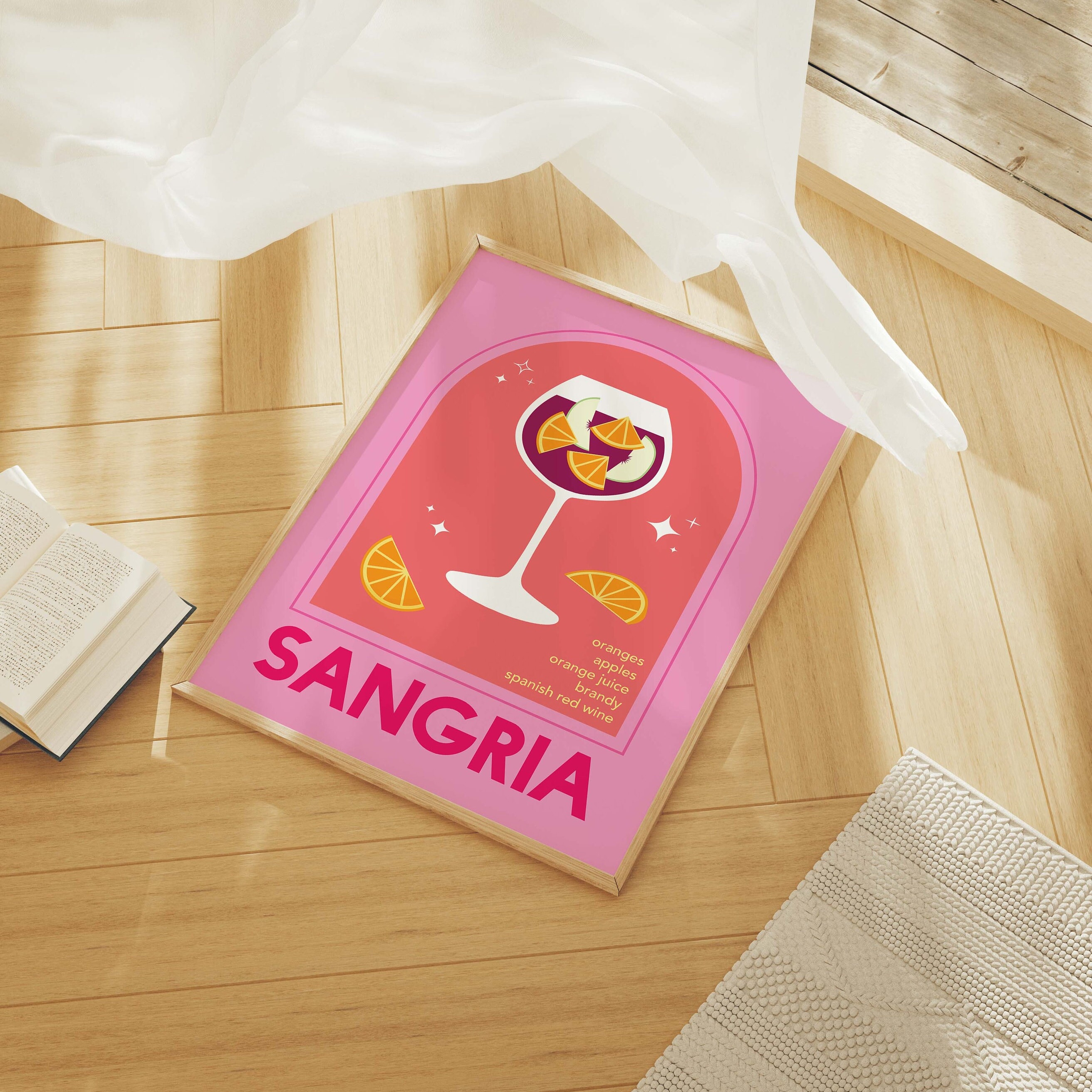 Sangria Cocktail Print - Image 3