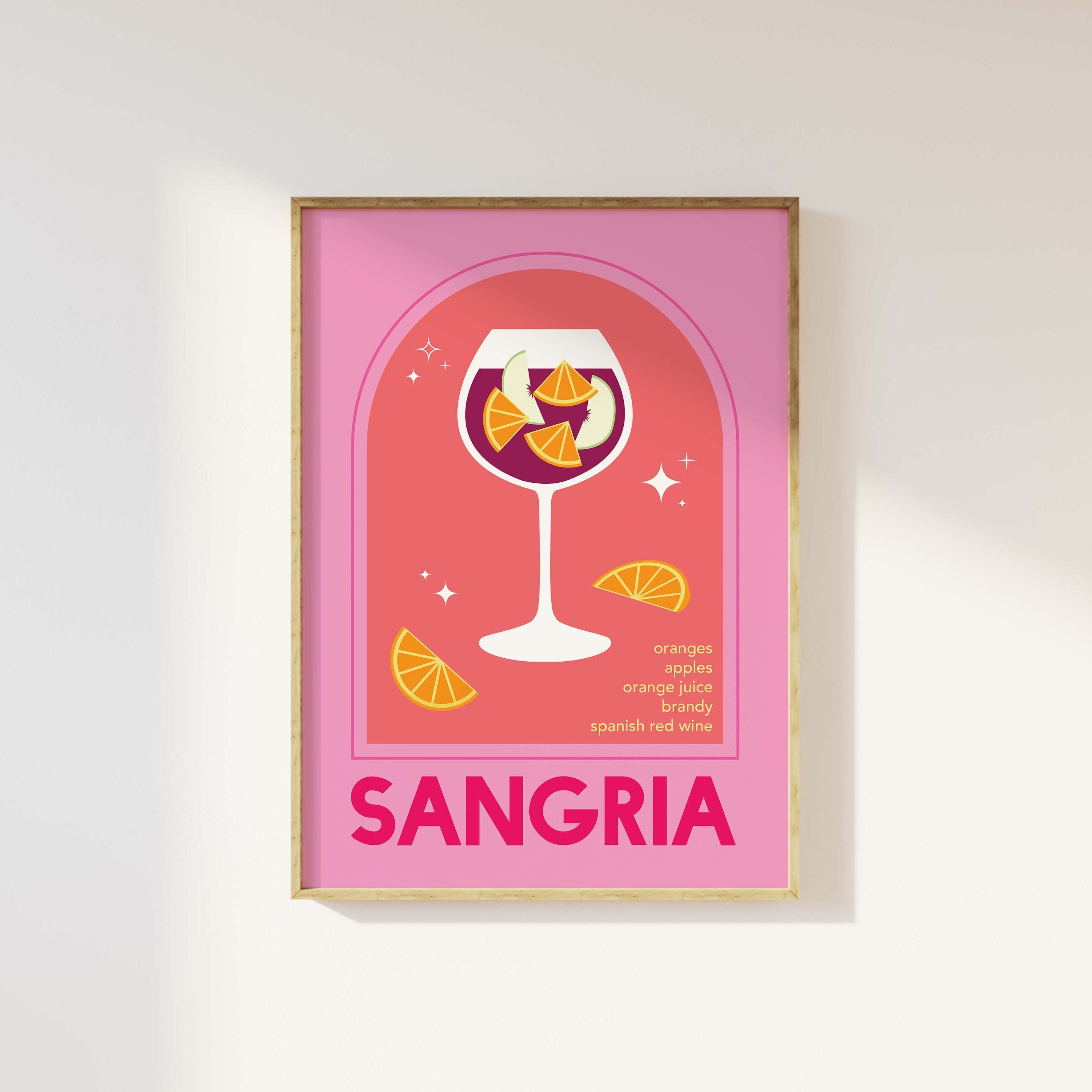 Sangria Cocktail Print - Image 4