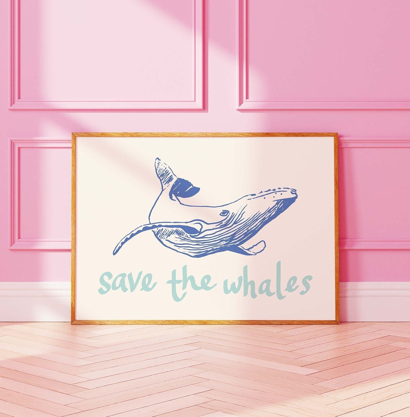 Save the Whales Print