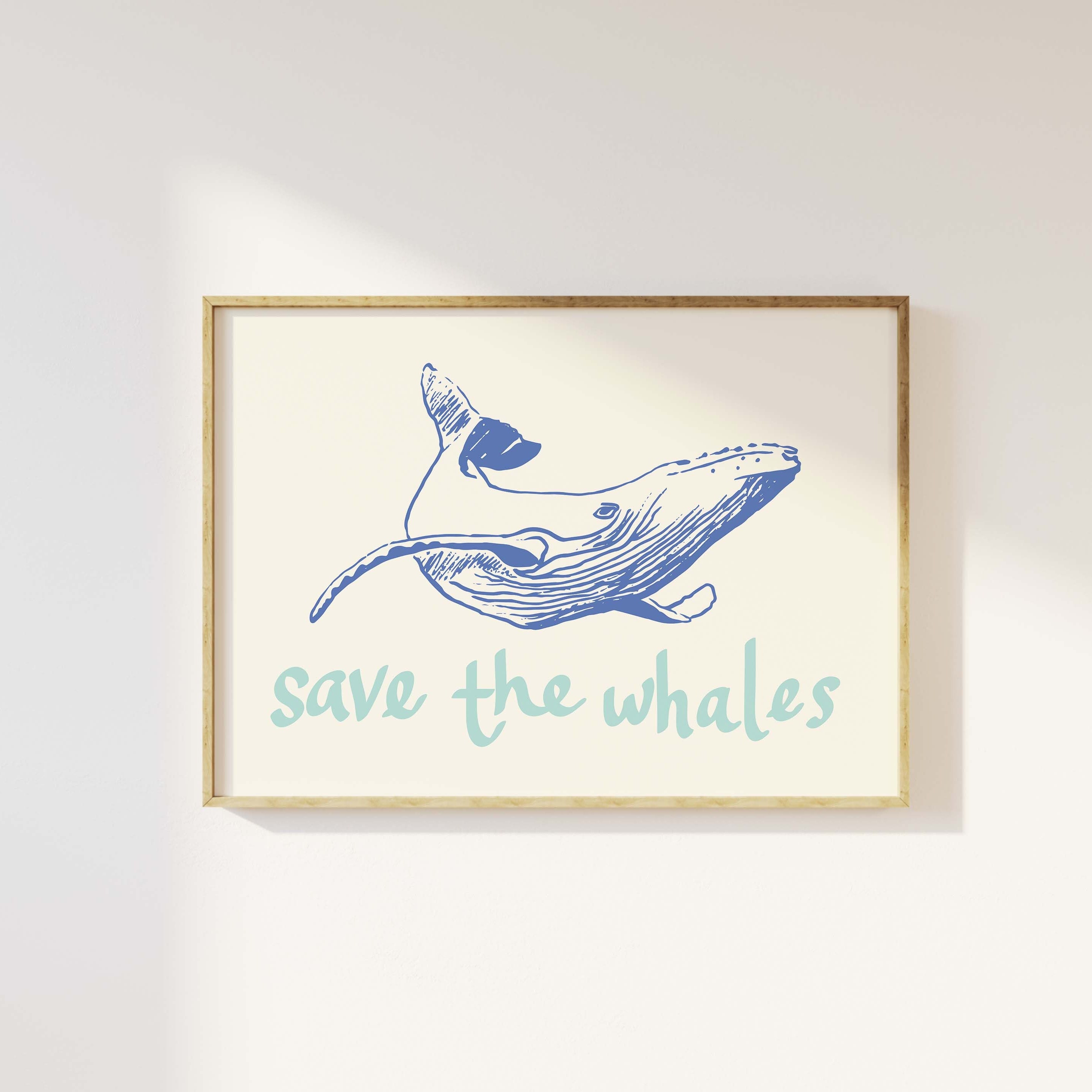 Save the Whales Print - Image 2