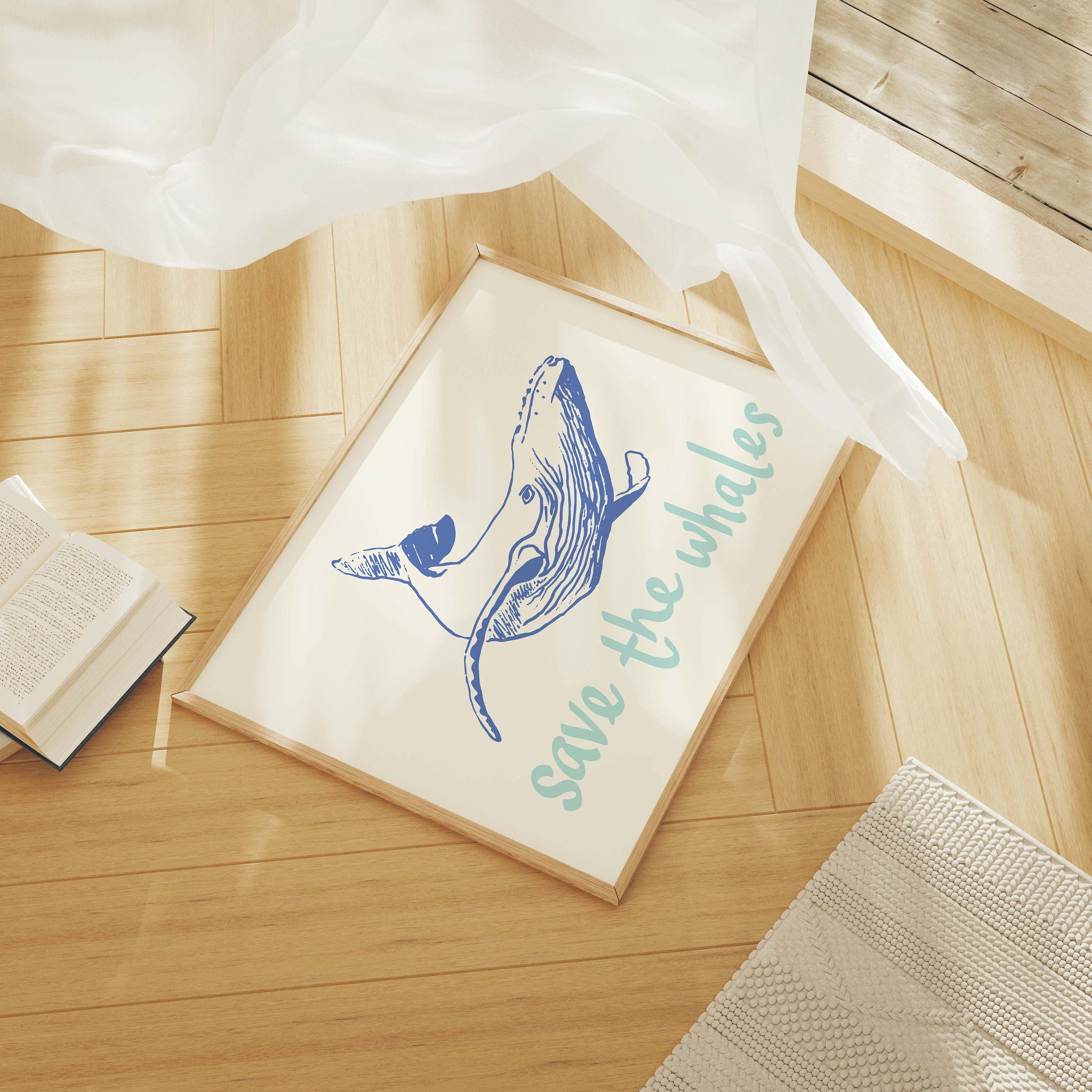 Save the Whales Print - Image 3