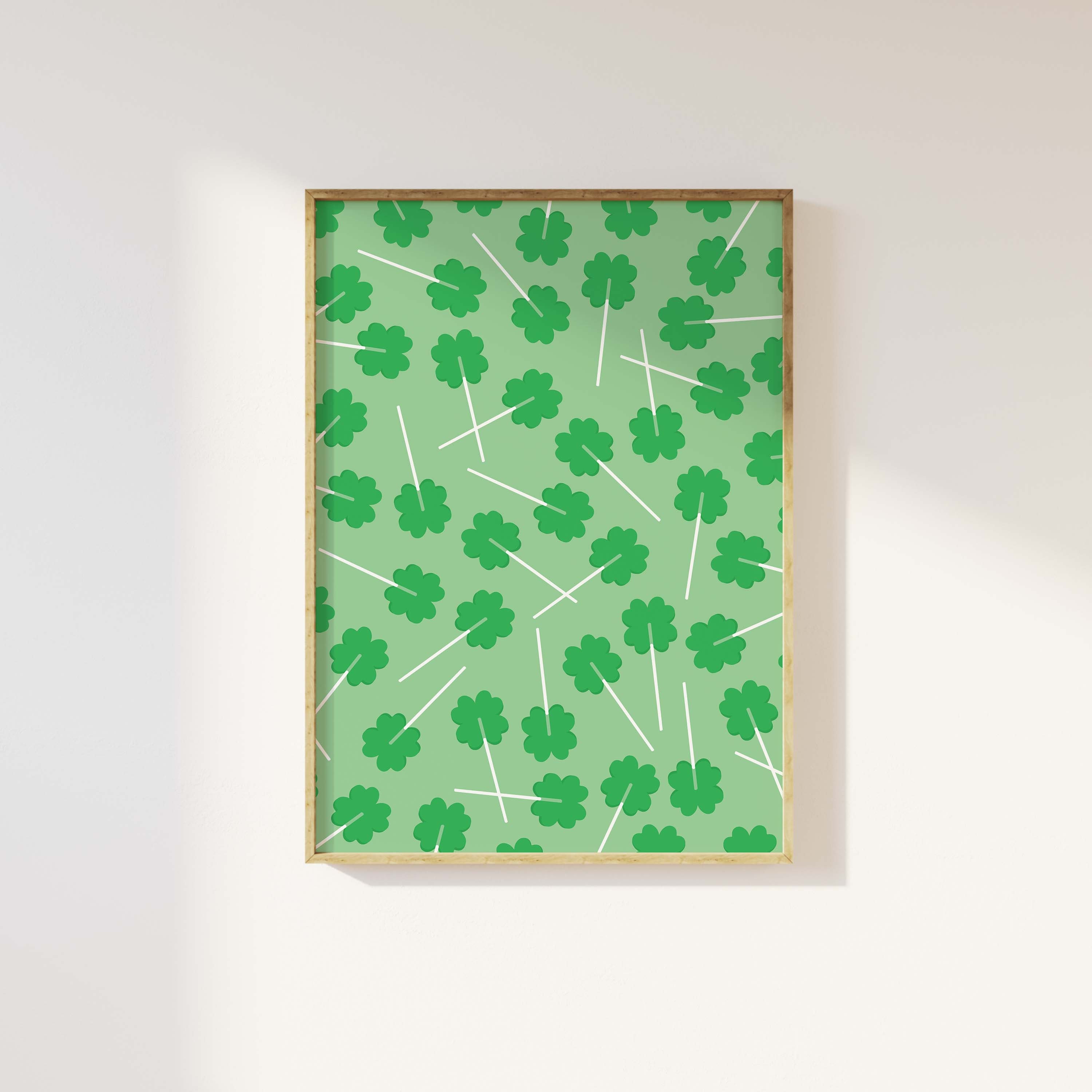 Shamrock Lollipop Print