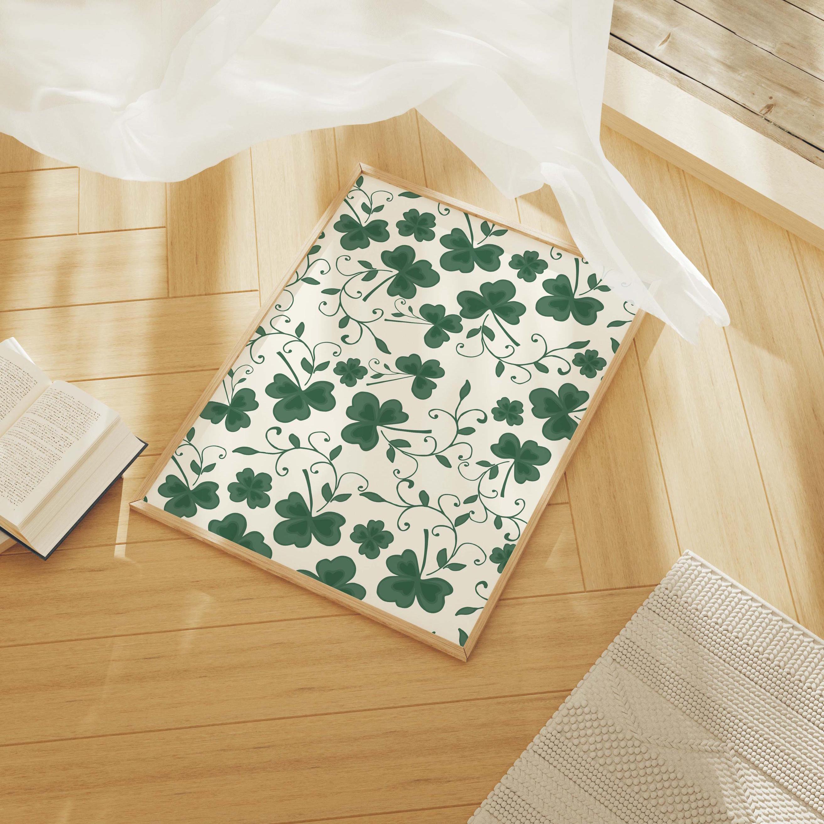 Shamrock Motif Print - Image 2