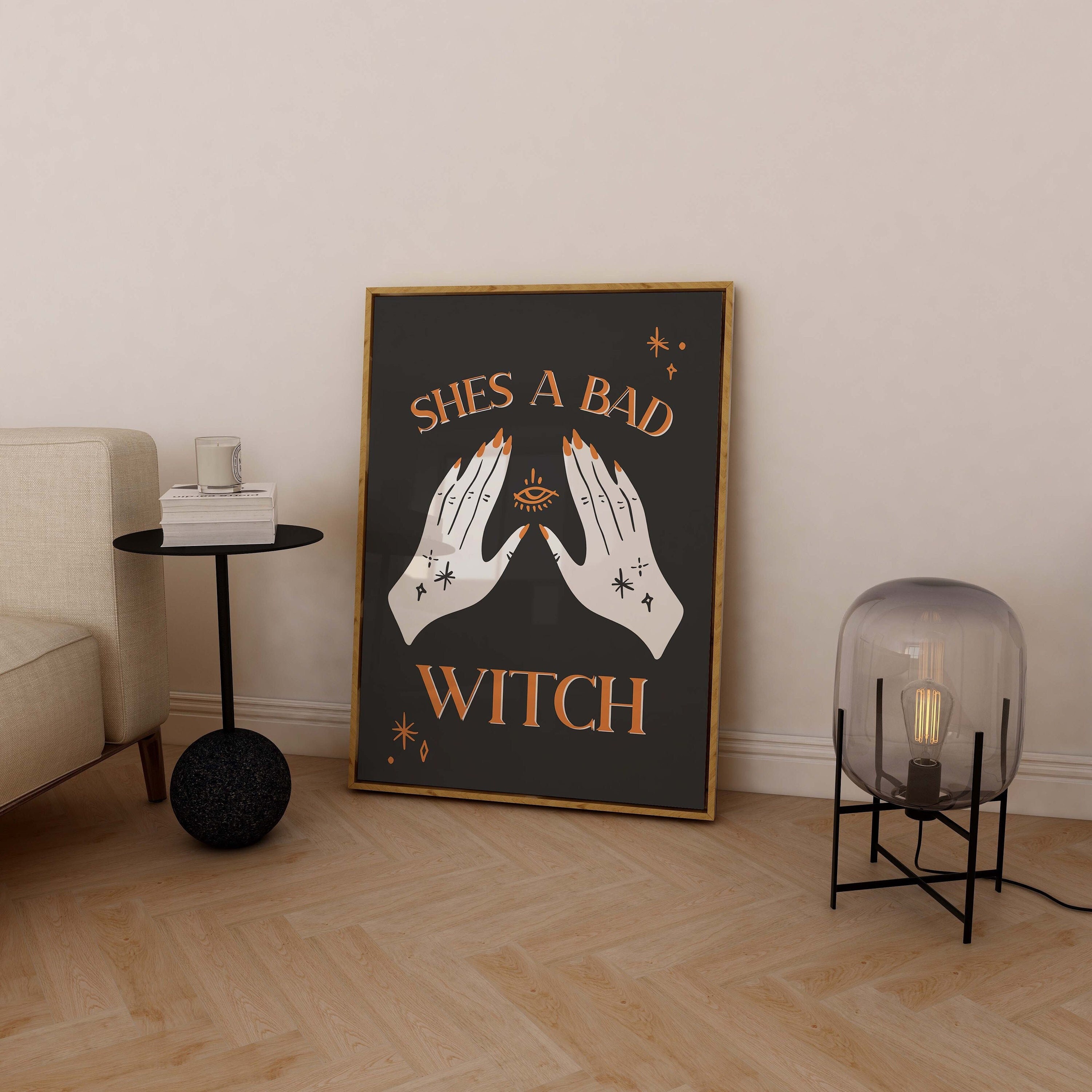 Shes A Bad Witch Print
