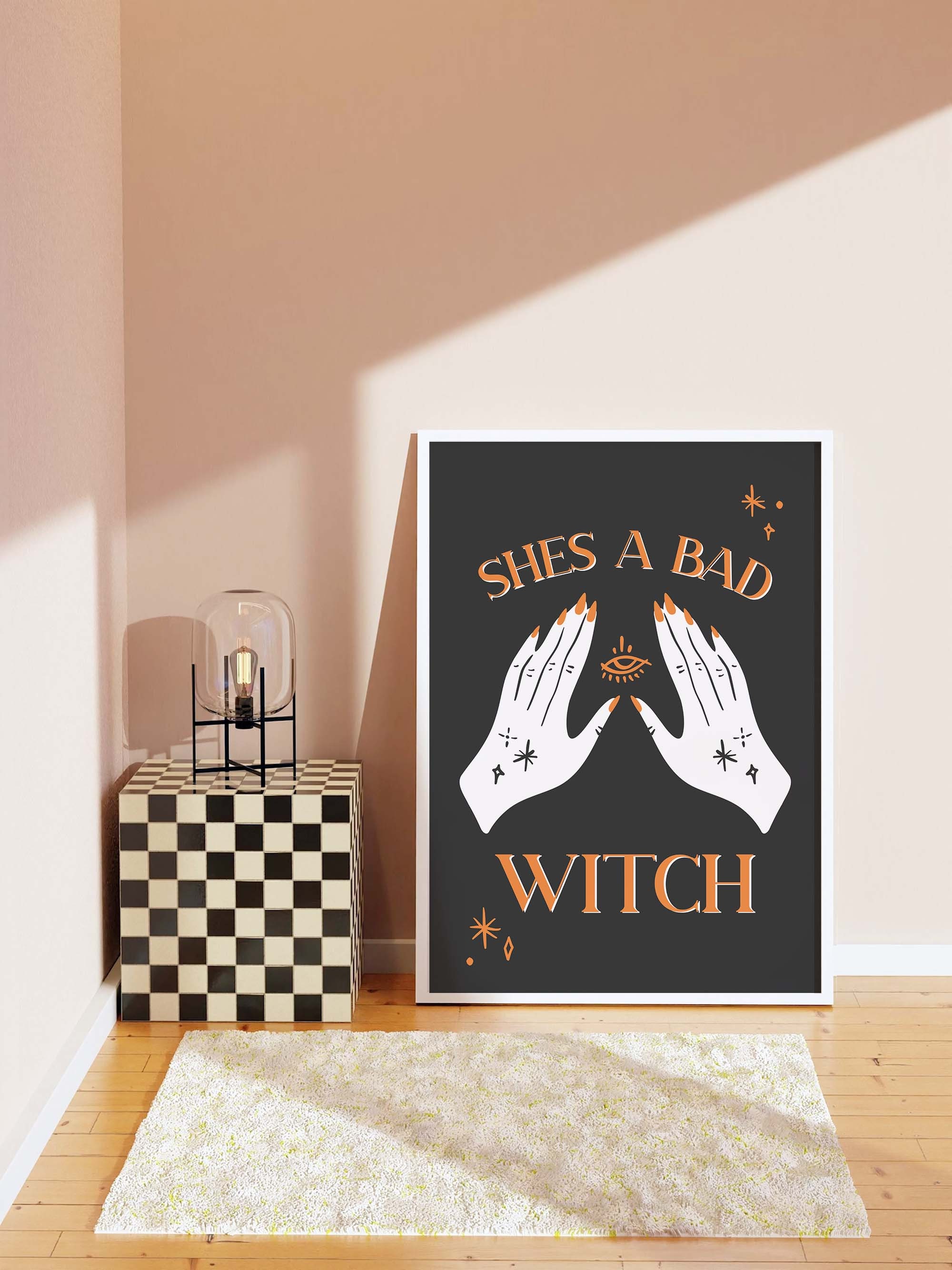 Shes A Bad Witch Print - Image 2