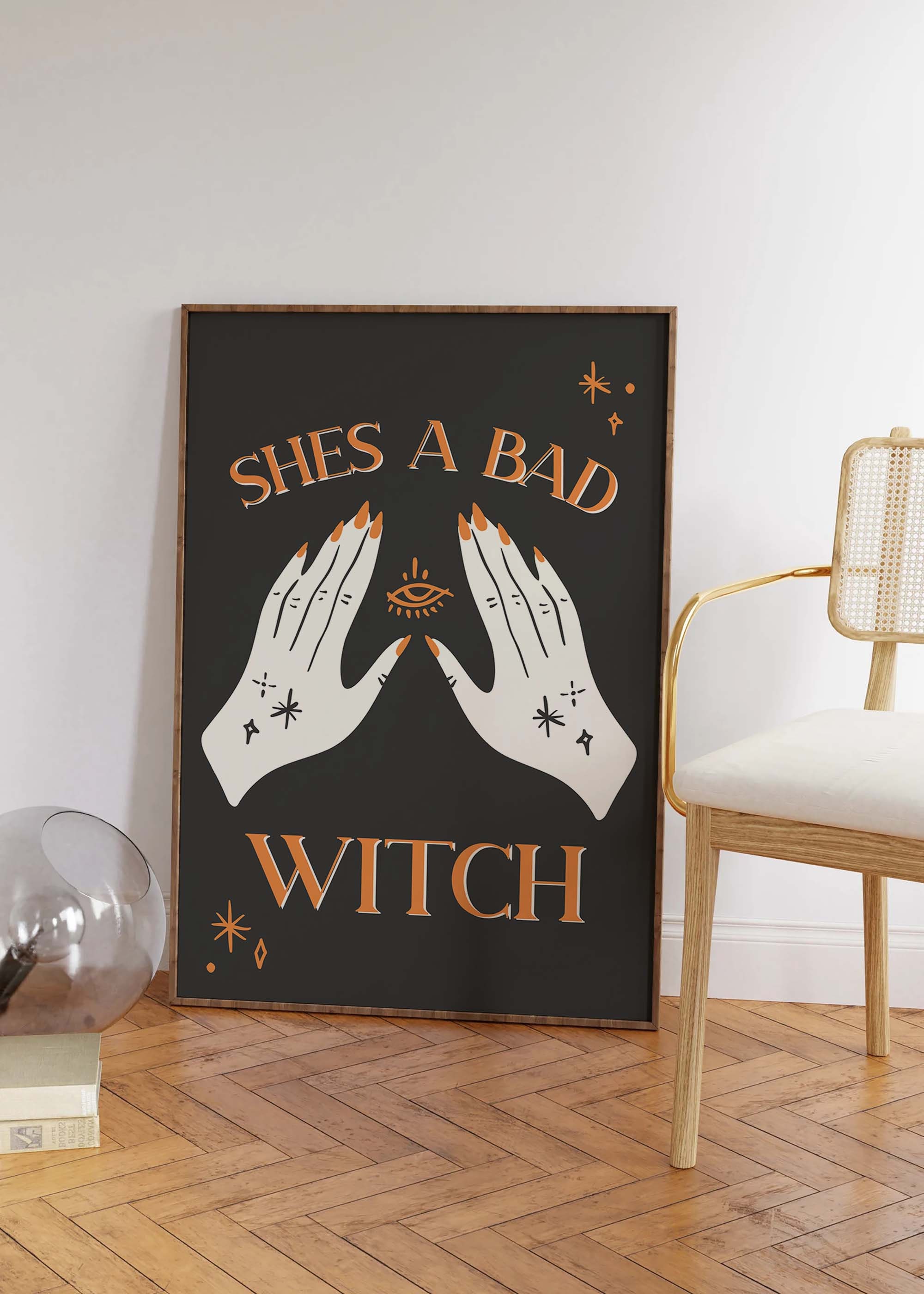 Shes A Bad Witch Print - Image 3