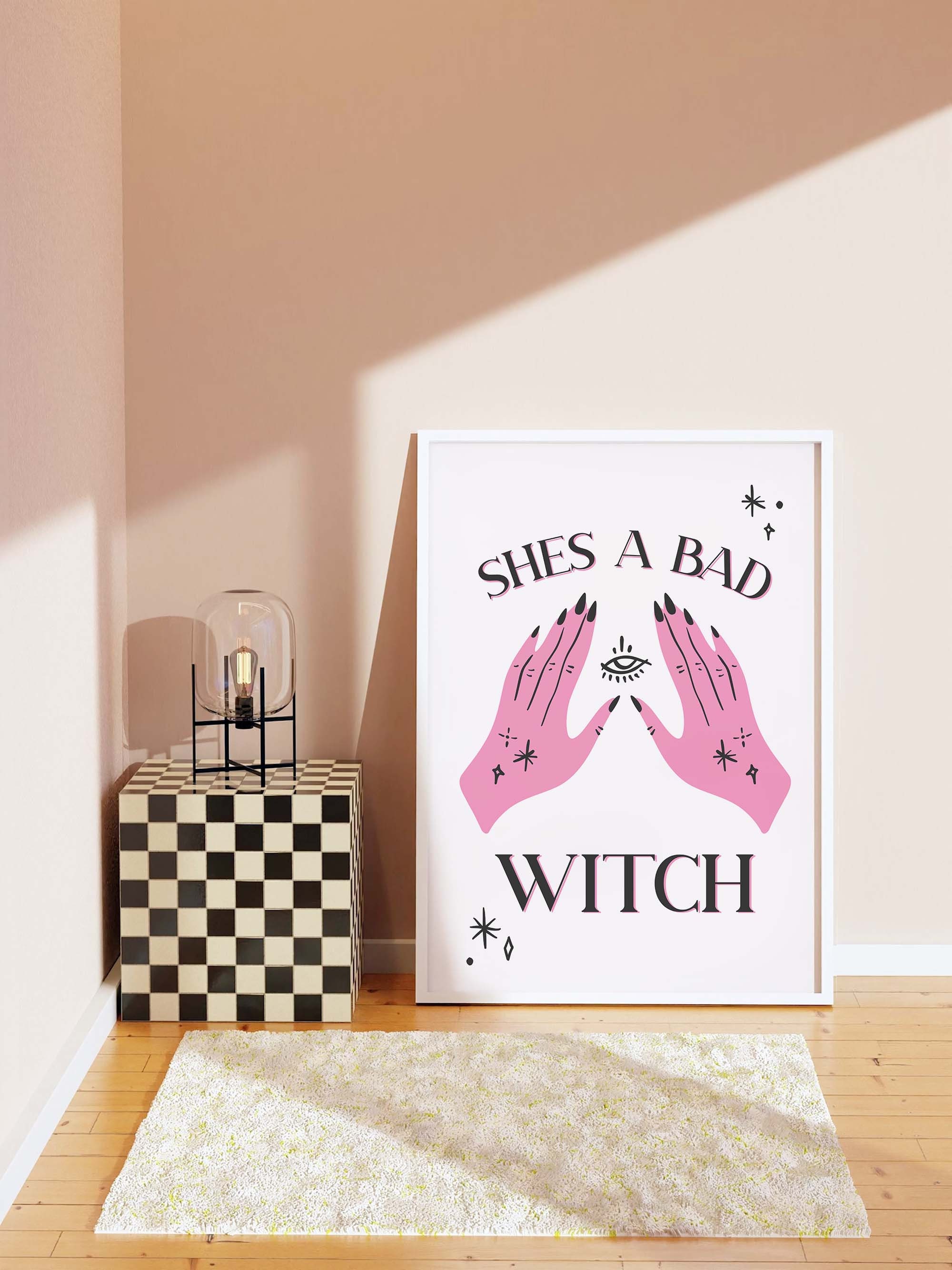 Shes A Bad Witch Print - Image 2