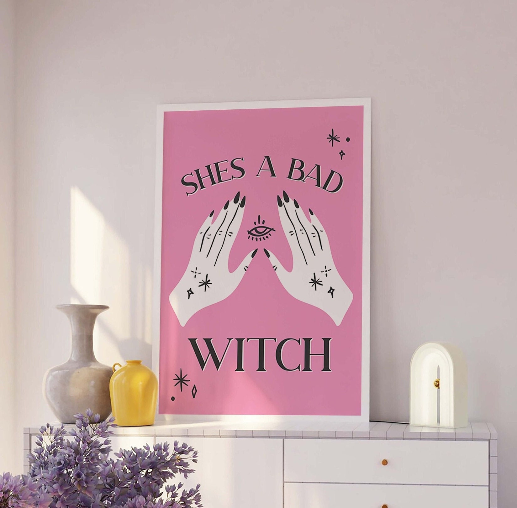 Shes A Bad Witch Print - Image 2