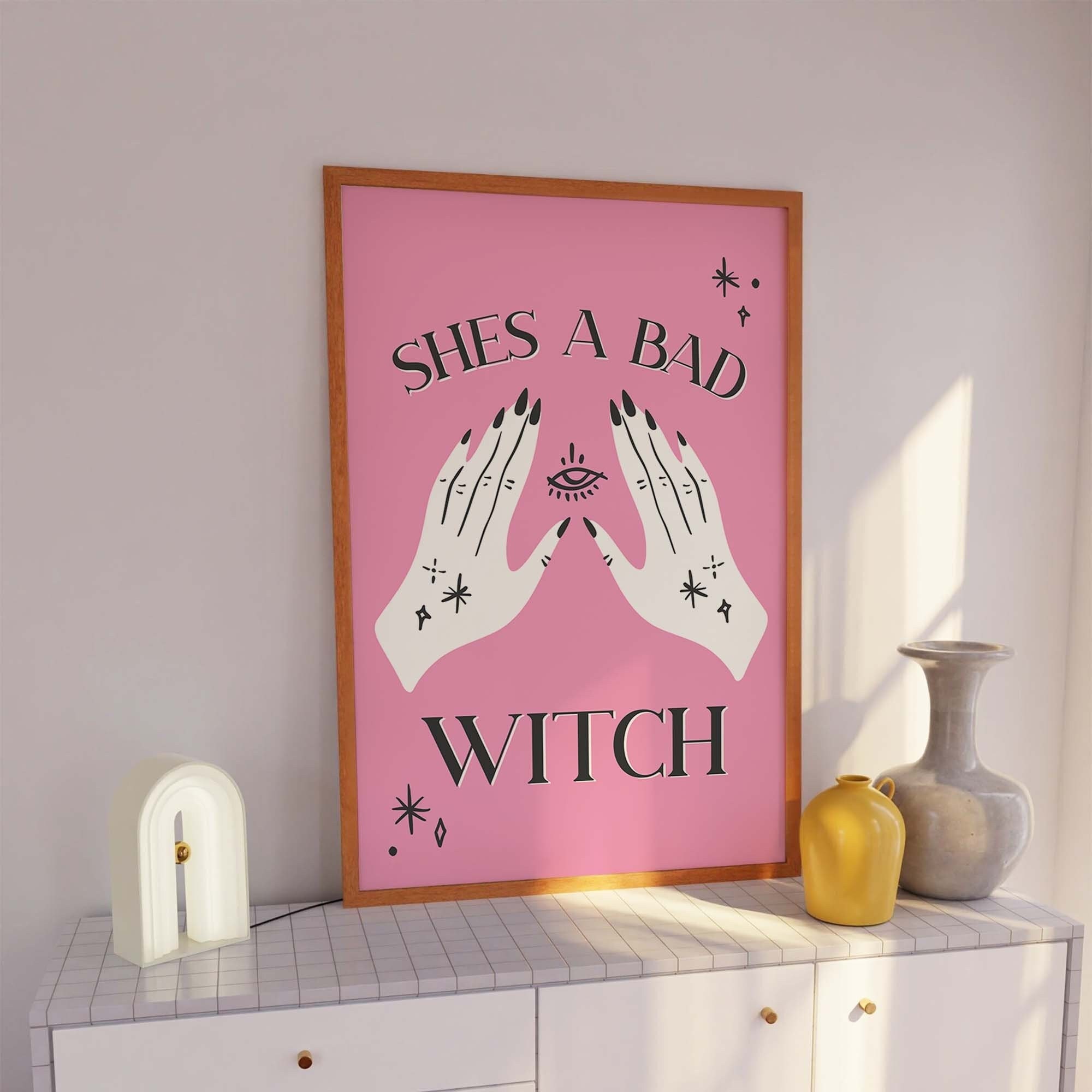 Shes A Bad Witch Print - Image 3