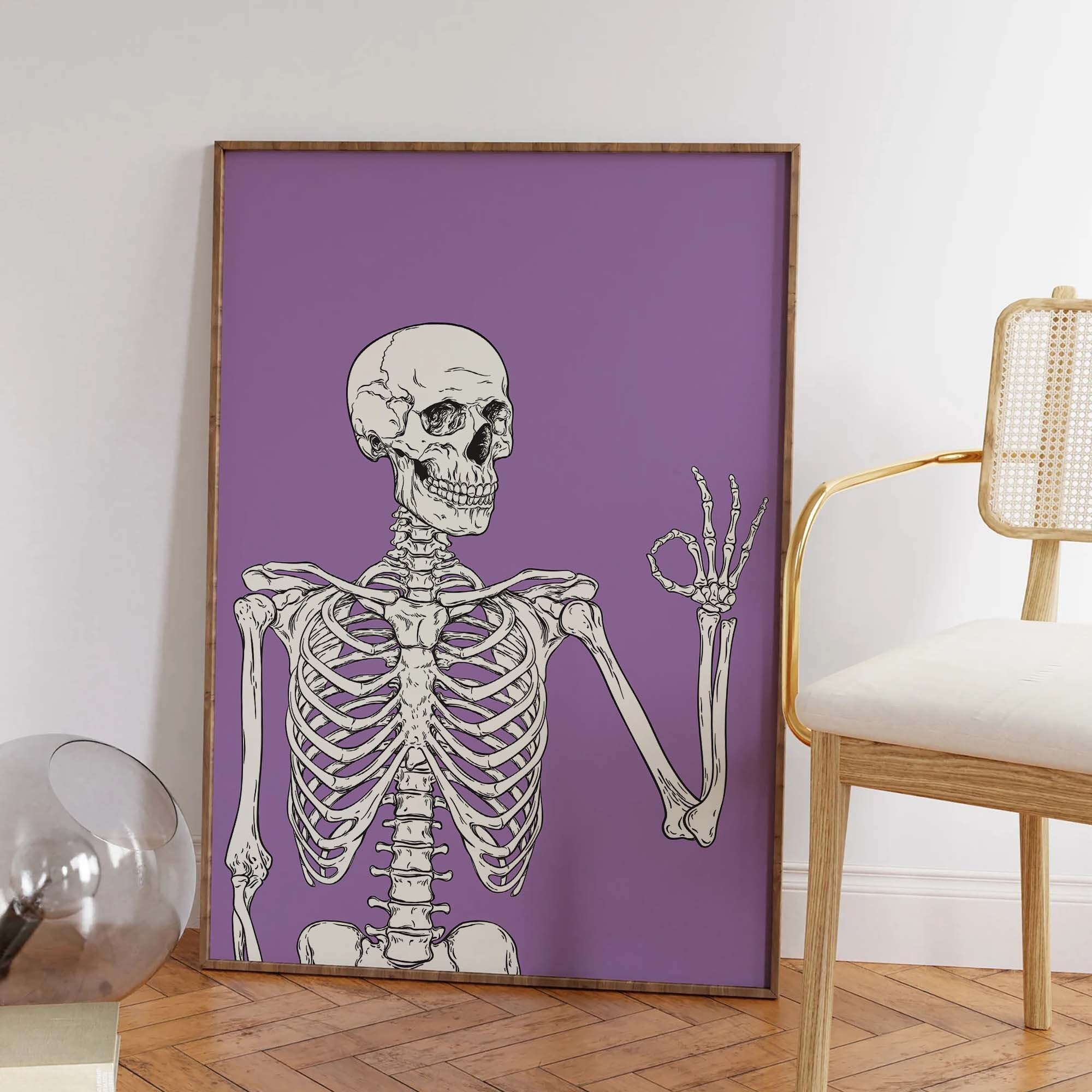 Skeleton Print