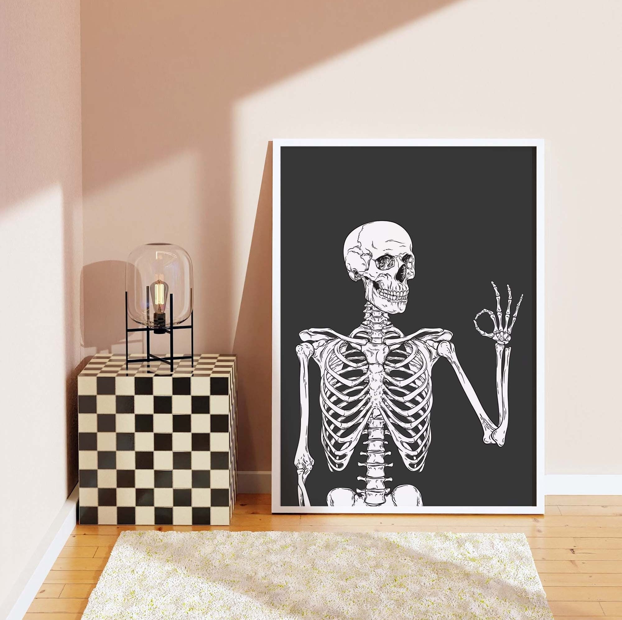 Skeleton Print