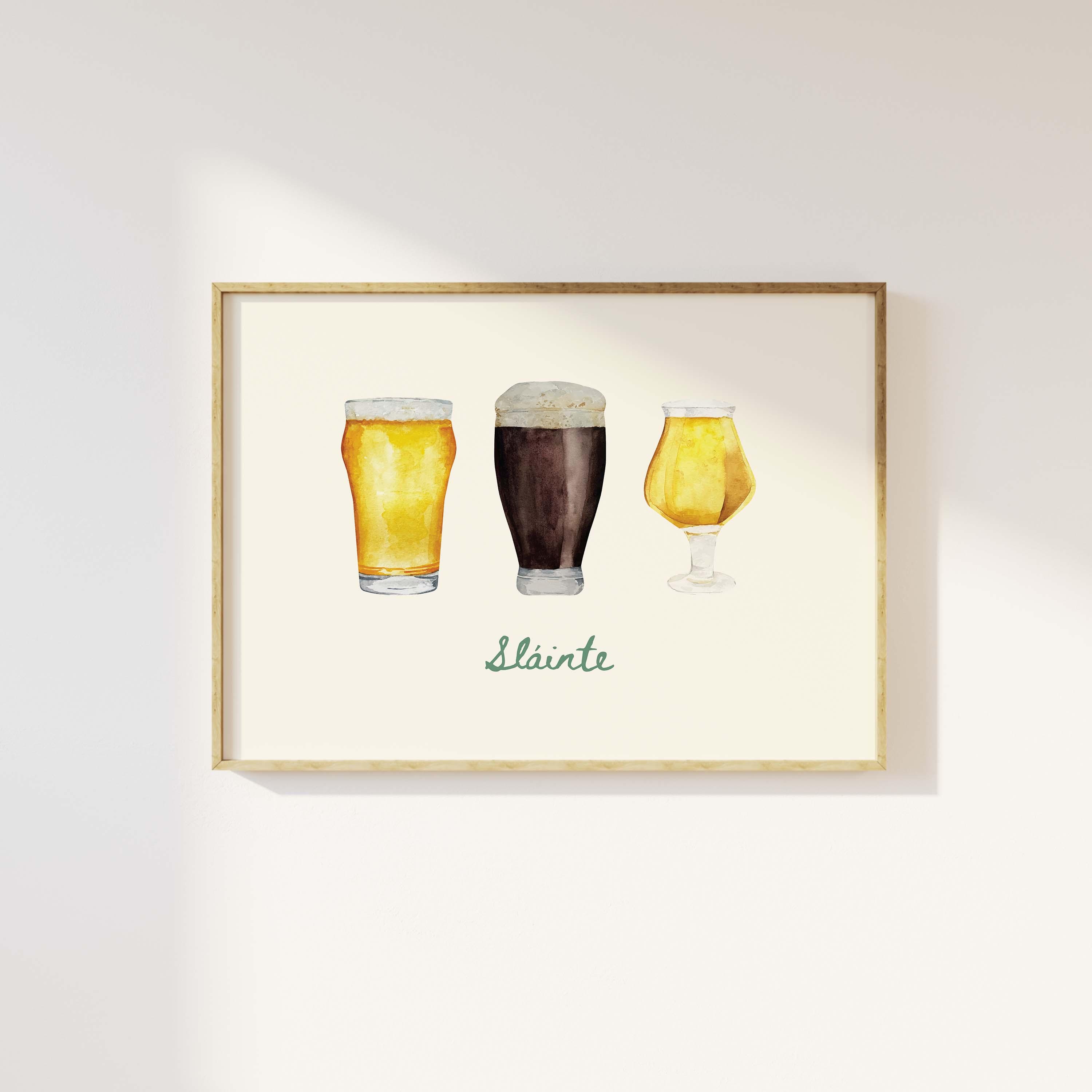 Sláinte Beer Print - Image 3