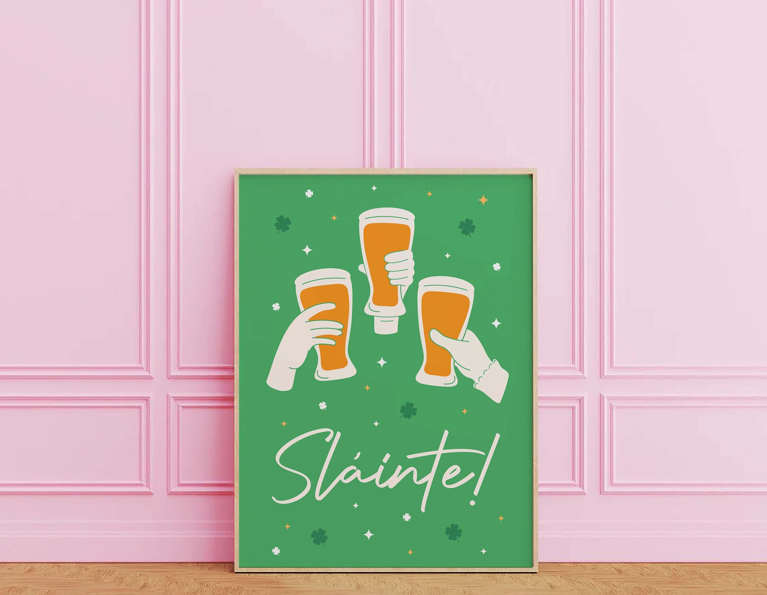Slàinte Cheers Print - Image 4