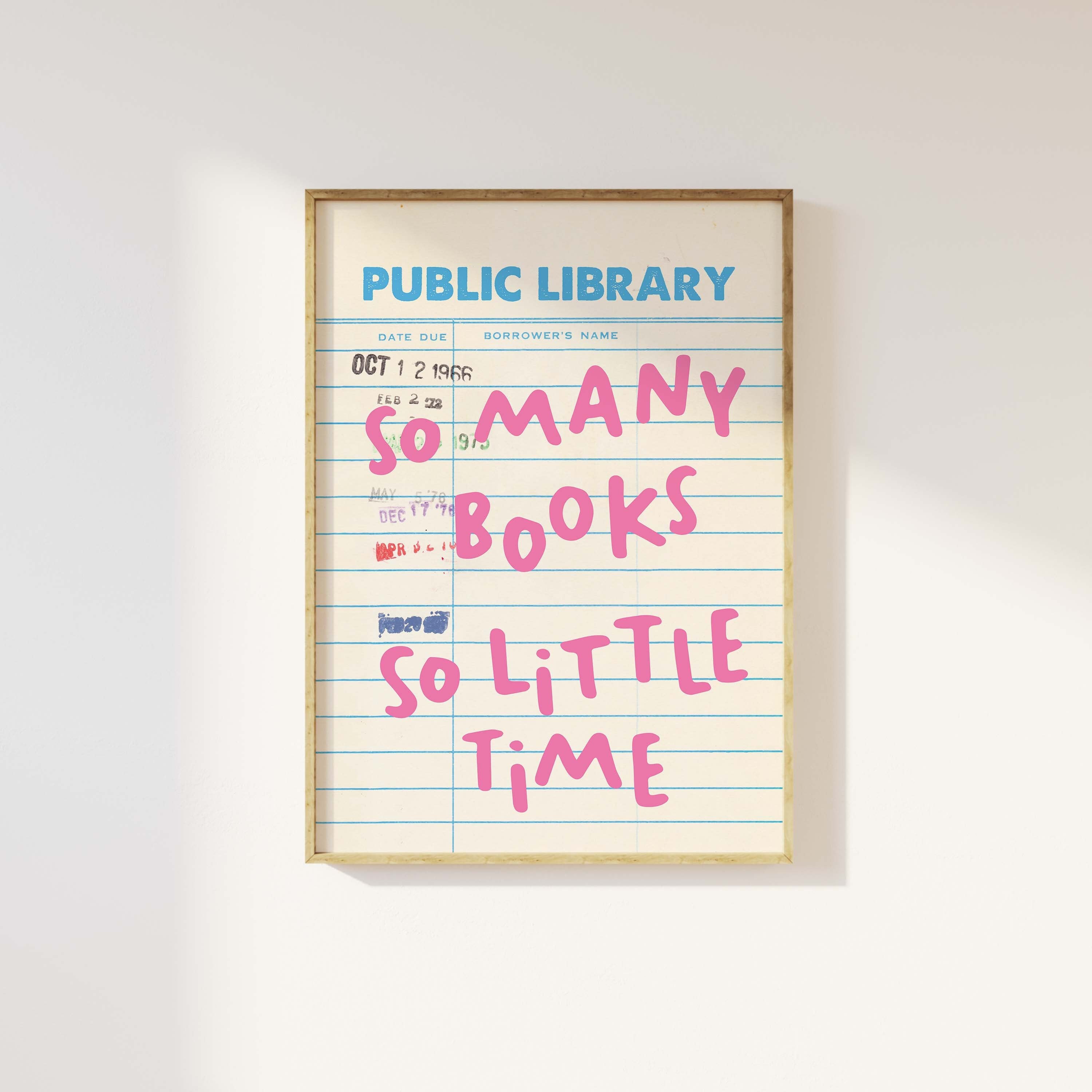 So Many Books Print - Image 2