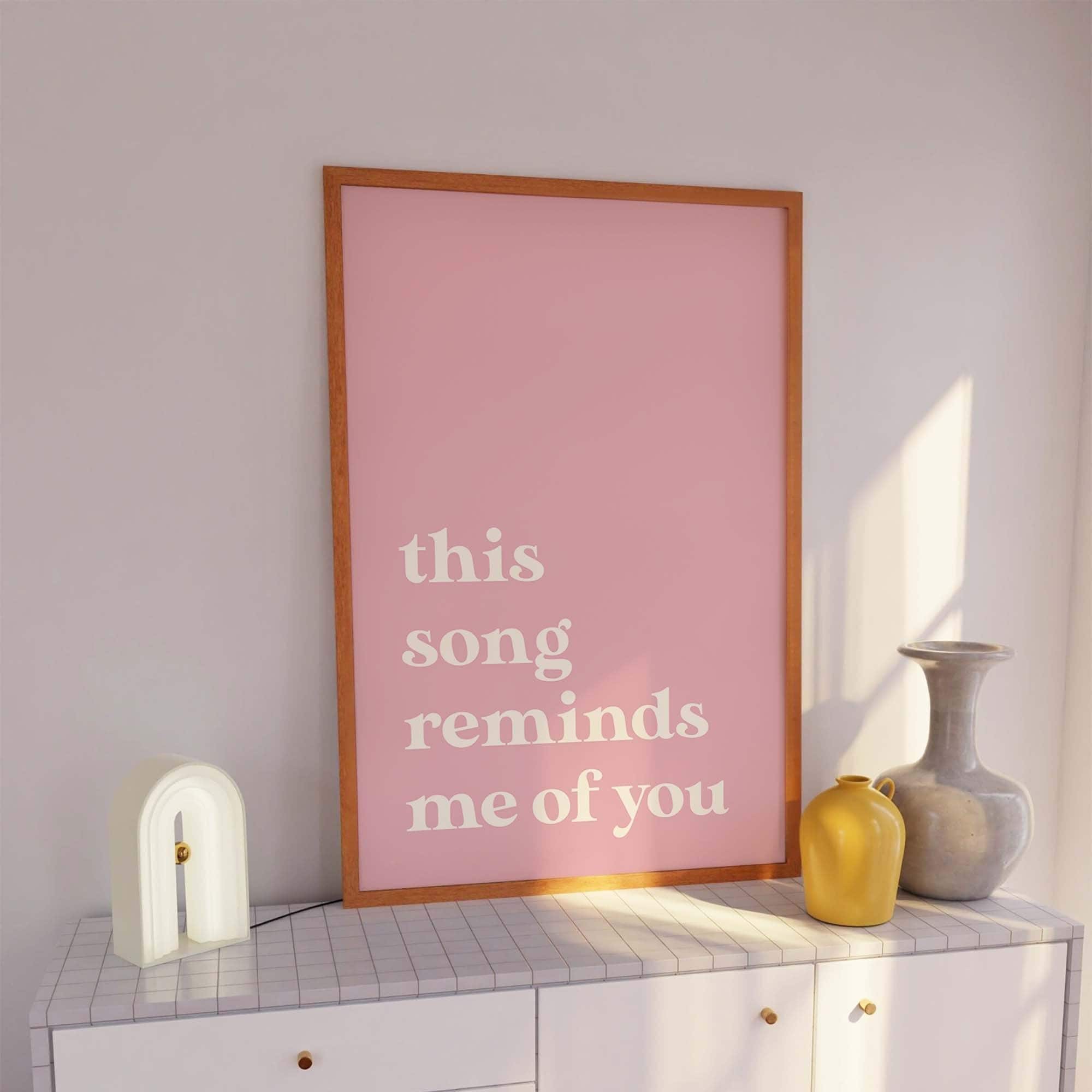 Song Quote Print
