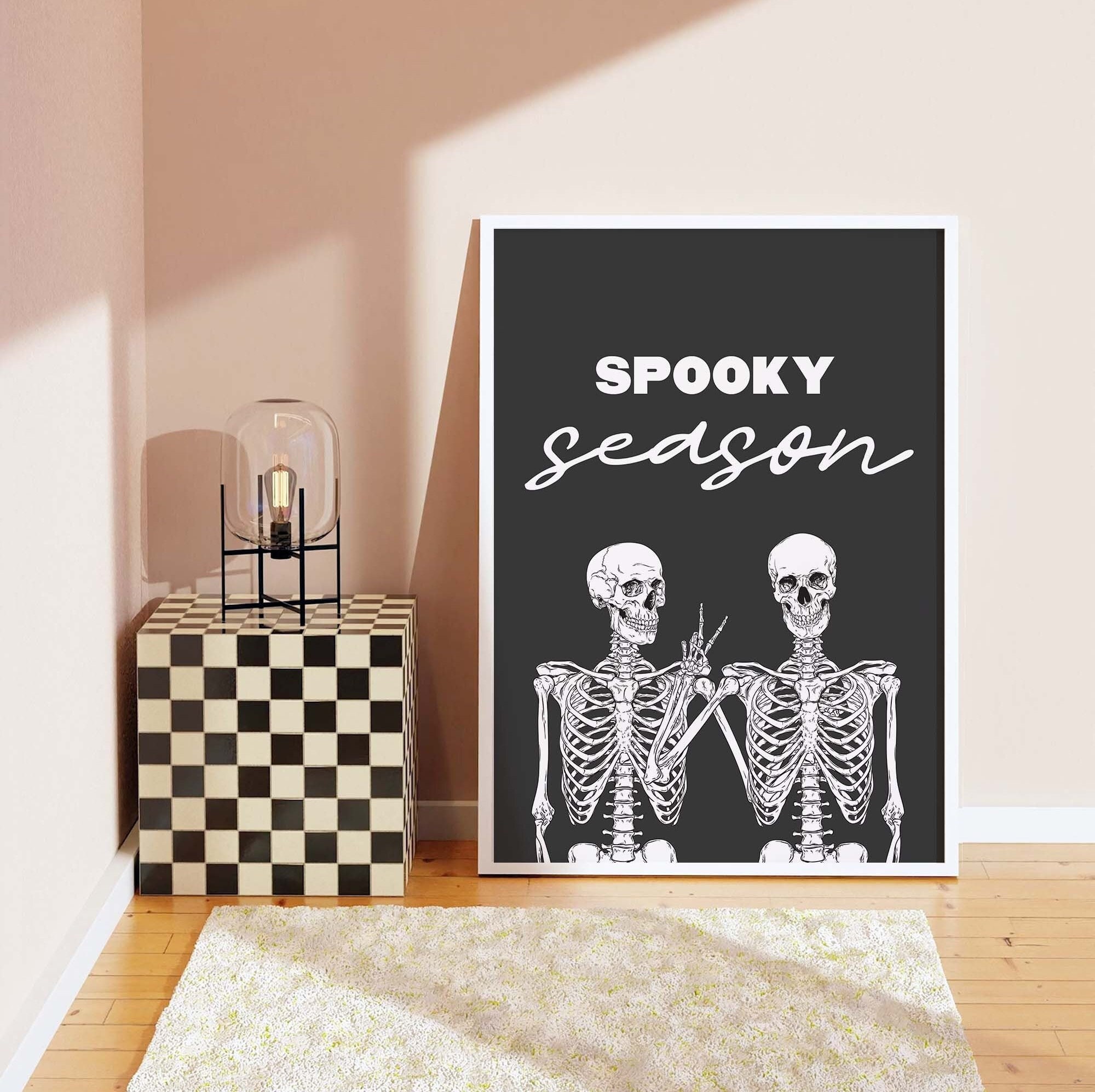 Spooky Season Skeleton Print