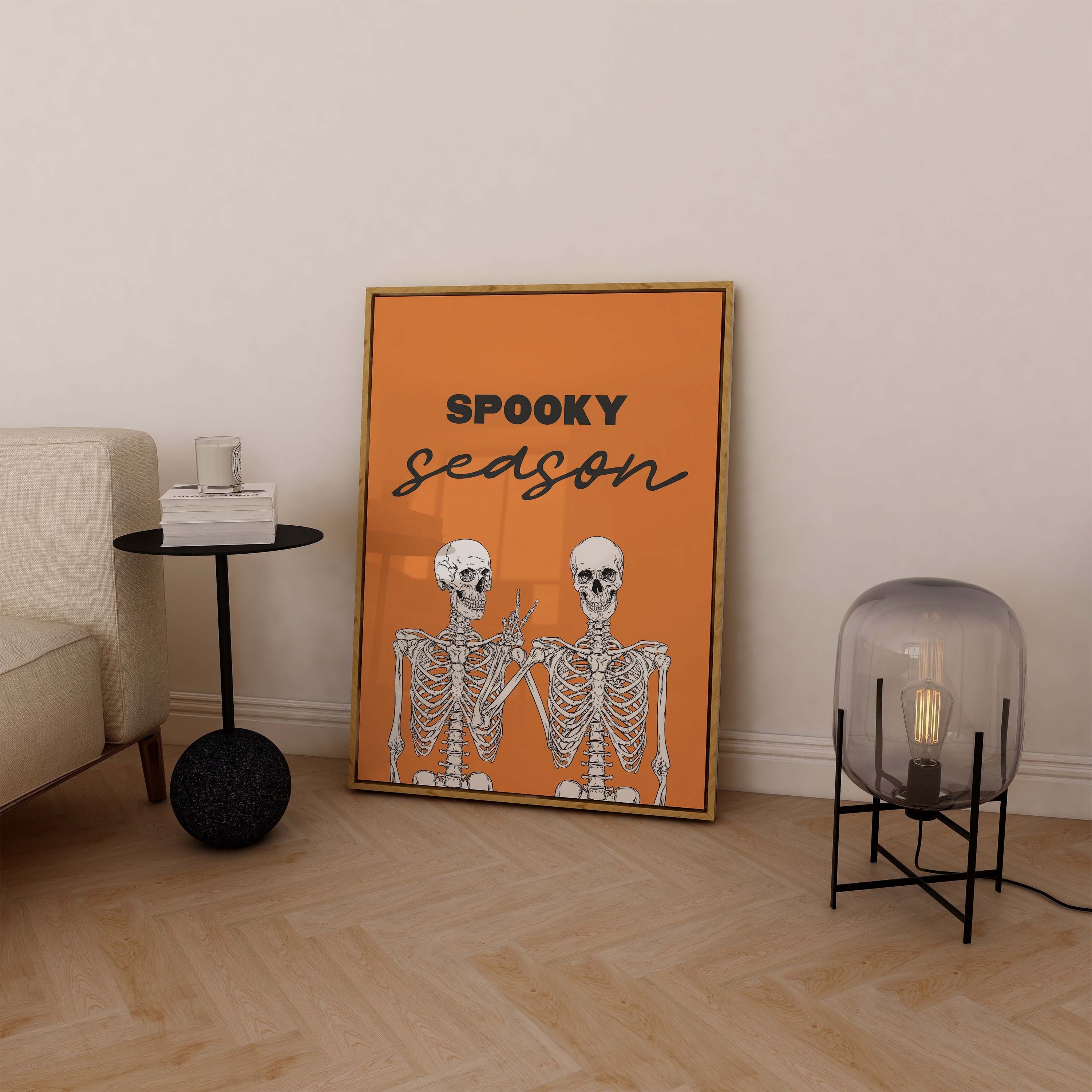 Spooky Season Skeleton Print