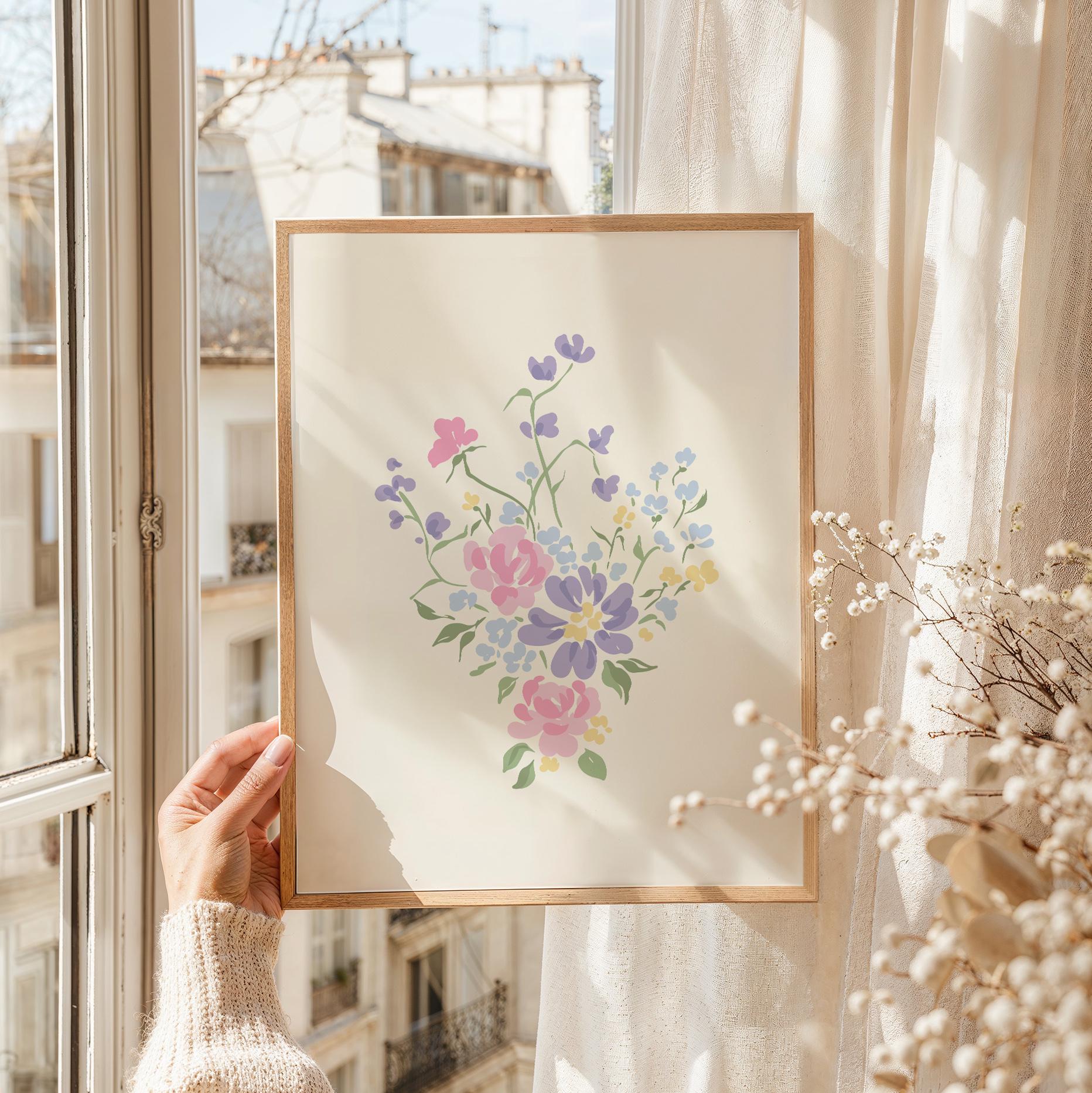 Spring Floral Bouquet Print