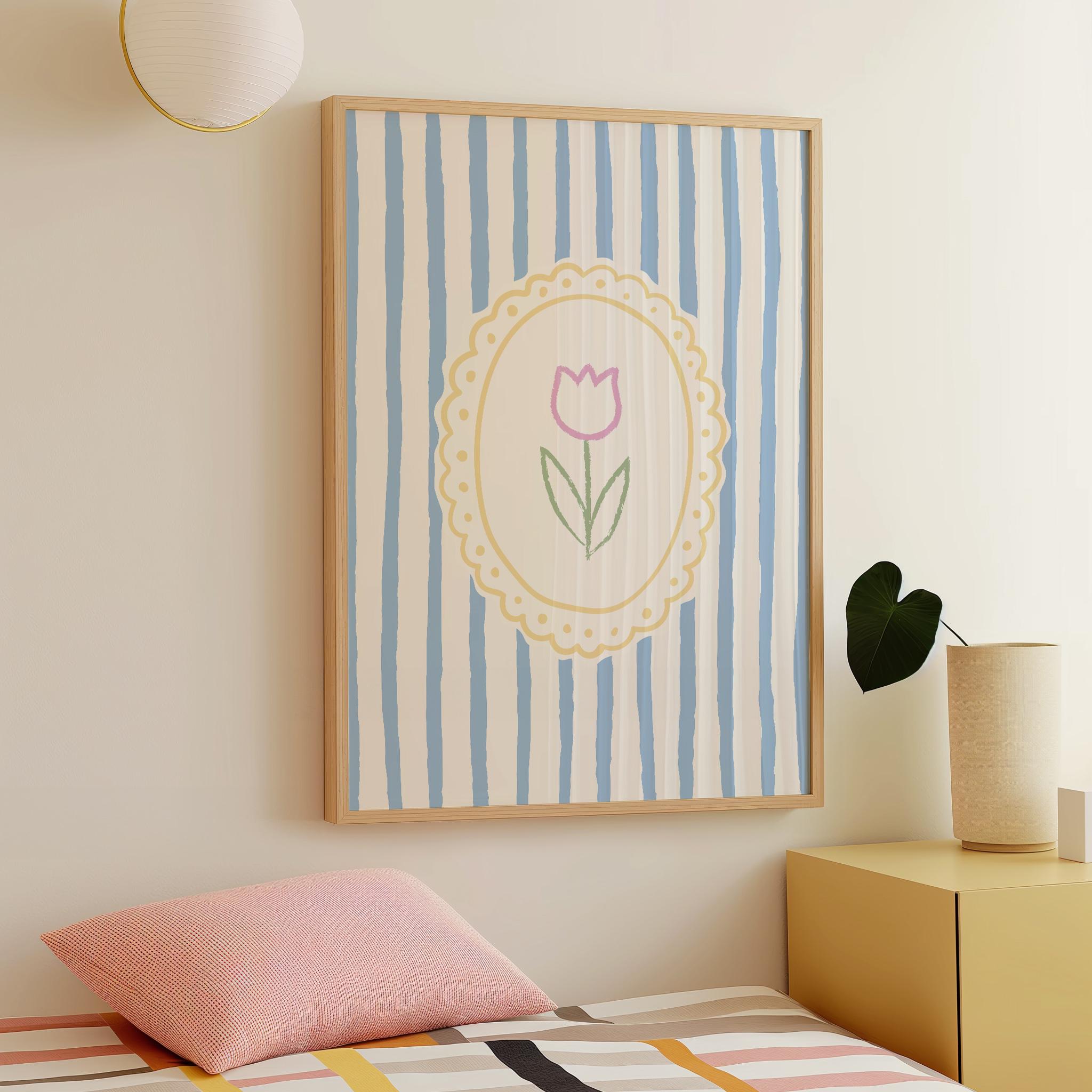 Spring Tulip Frame Print - Image 2