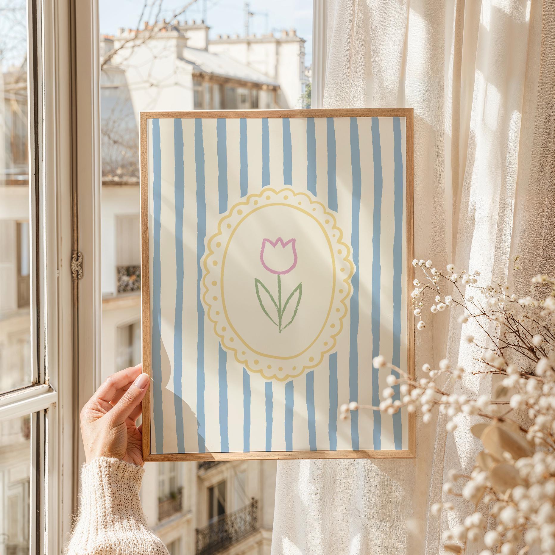 Spring Tulip Frame Print - Image 4