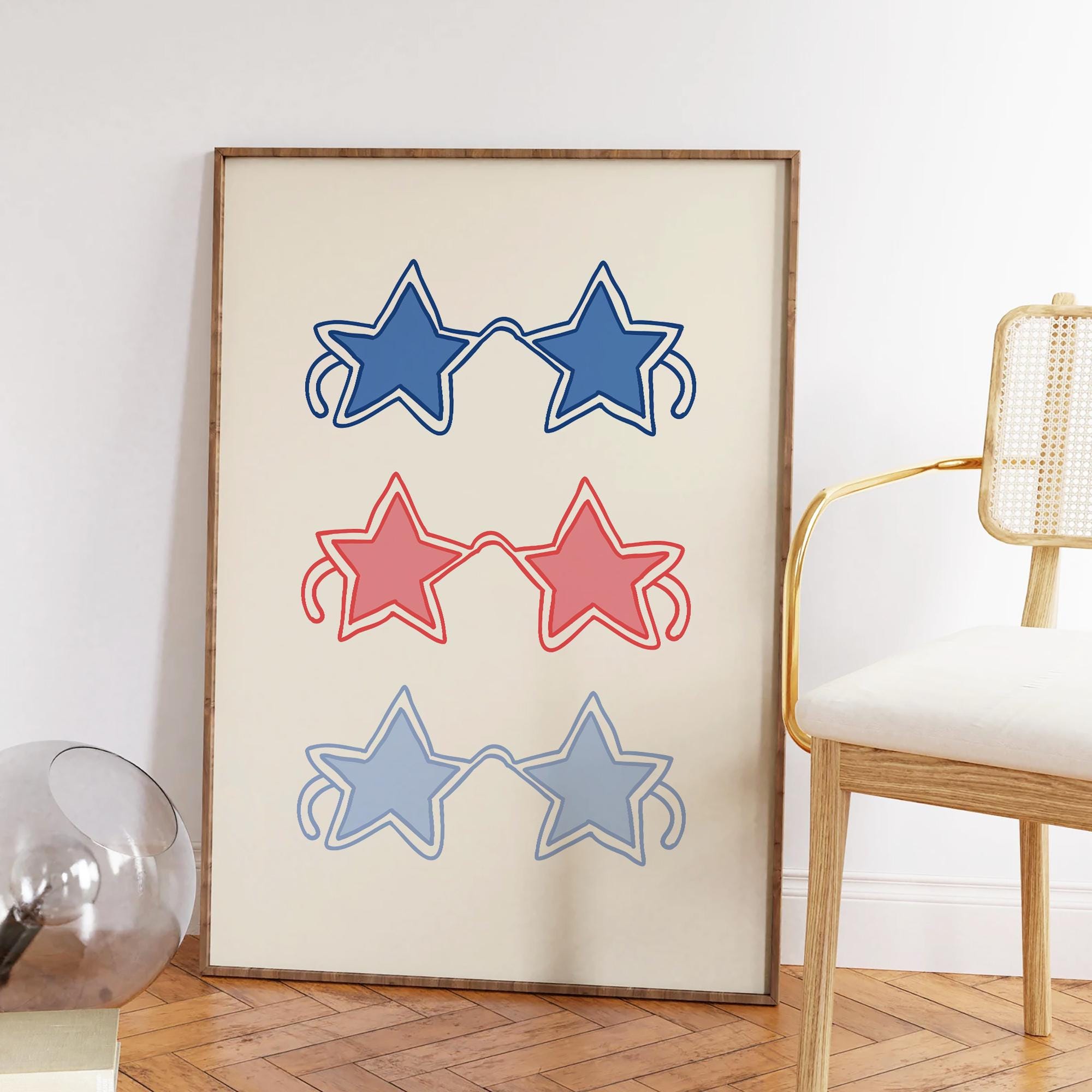 Stars Sunglasses Print - Image 2