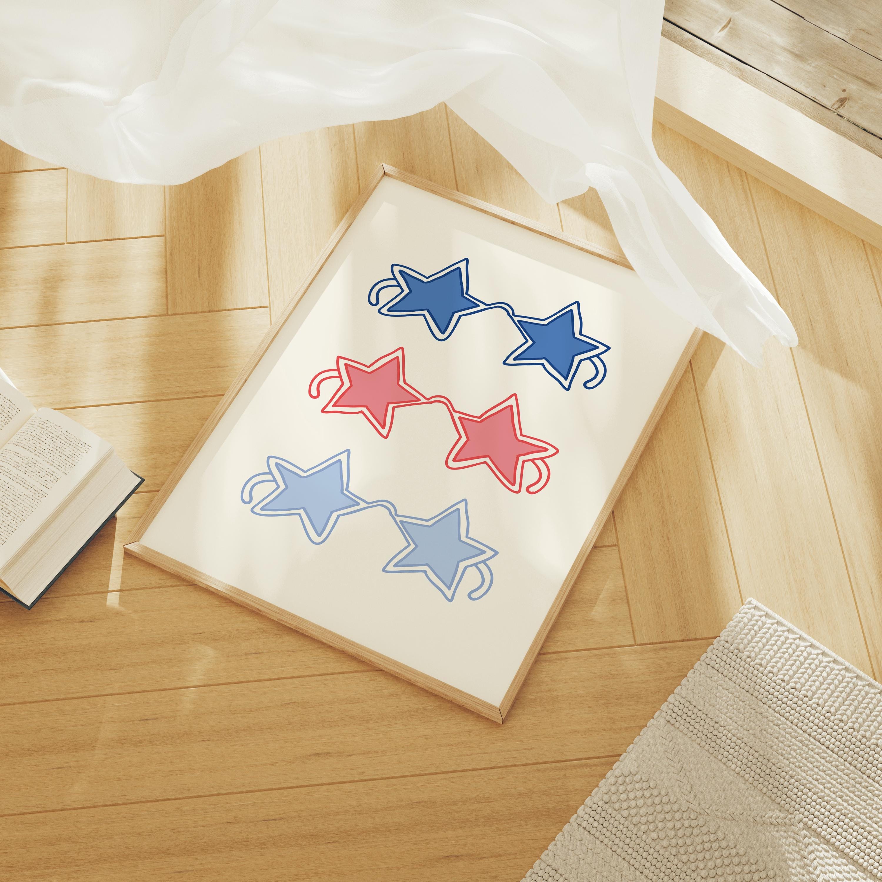 Stars Sunglasses Print - Image 3