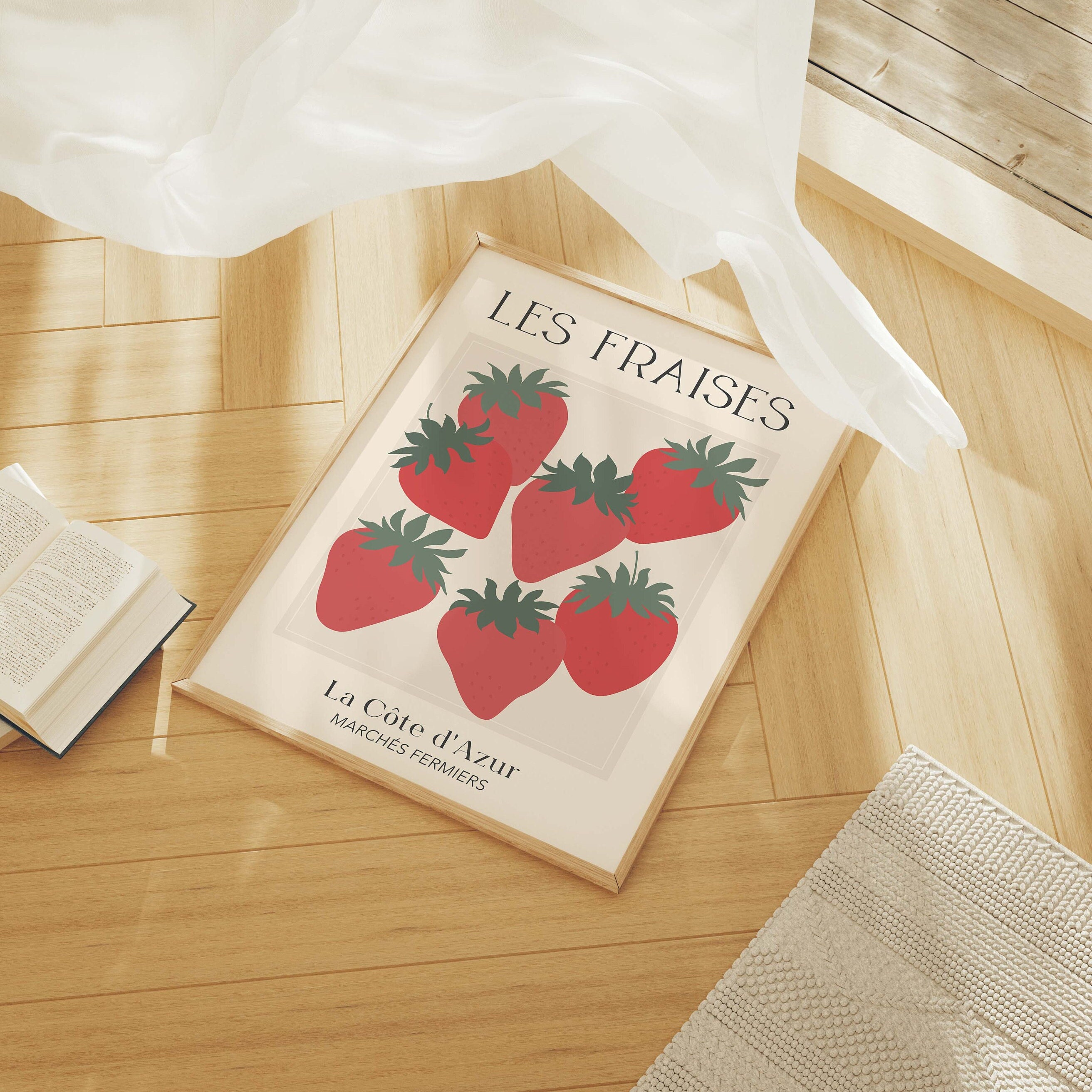 Strawberries Print - Image 2