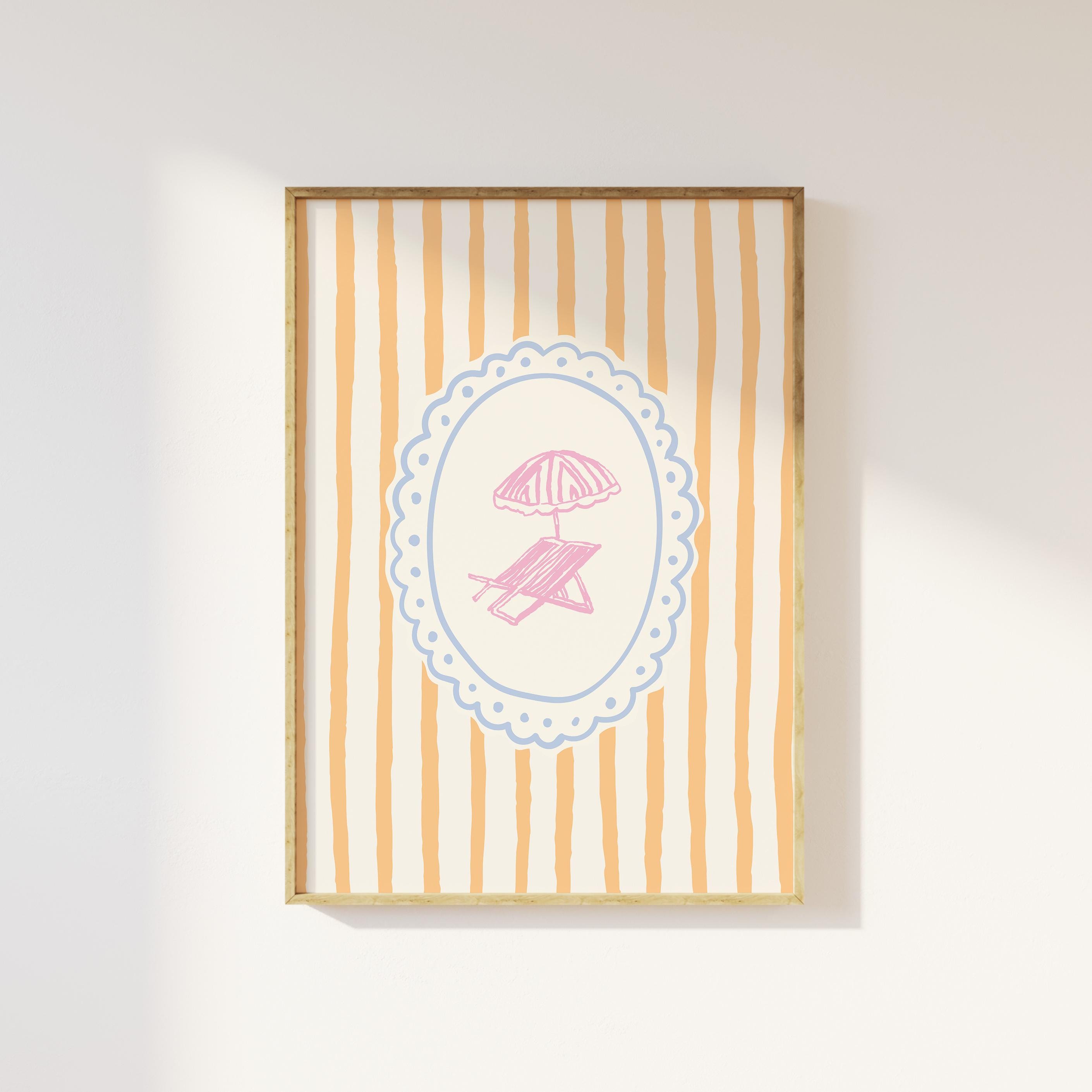Striped Beach Print - Image 3