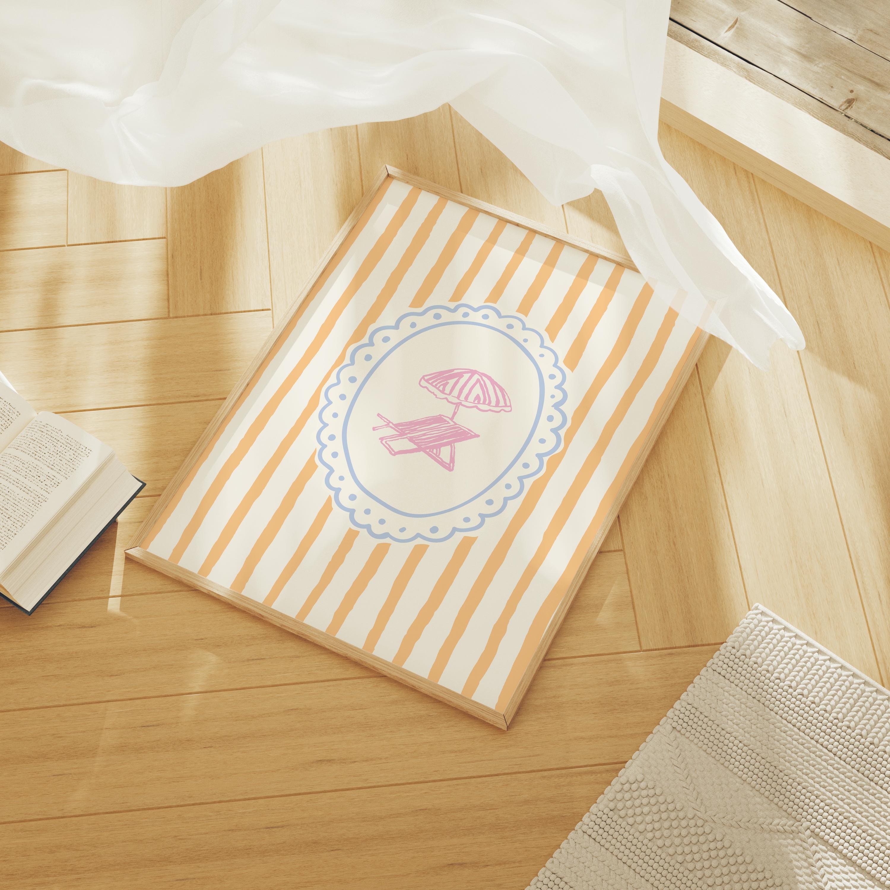 Striped Beach Print - Image 4