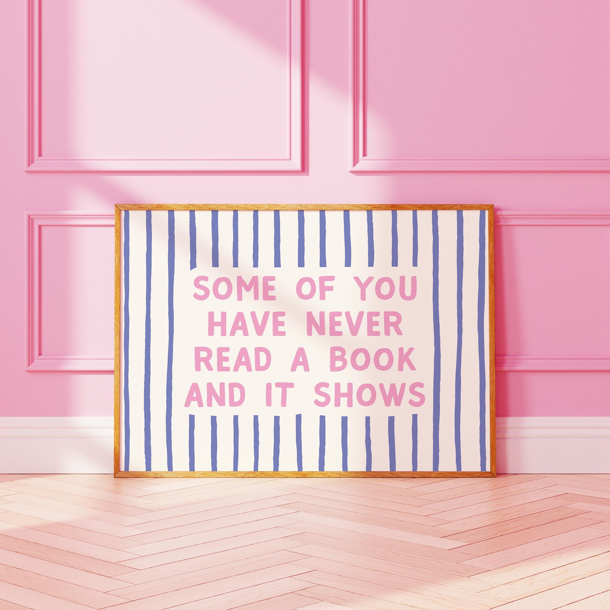 Striped Book Print