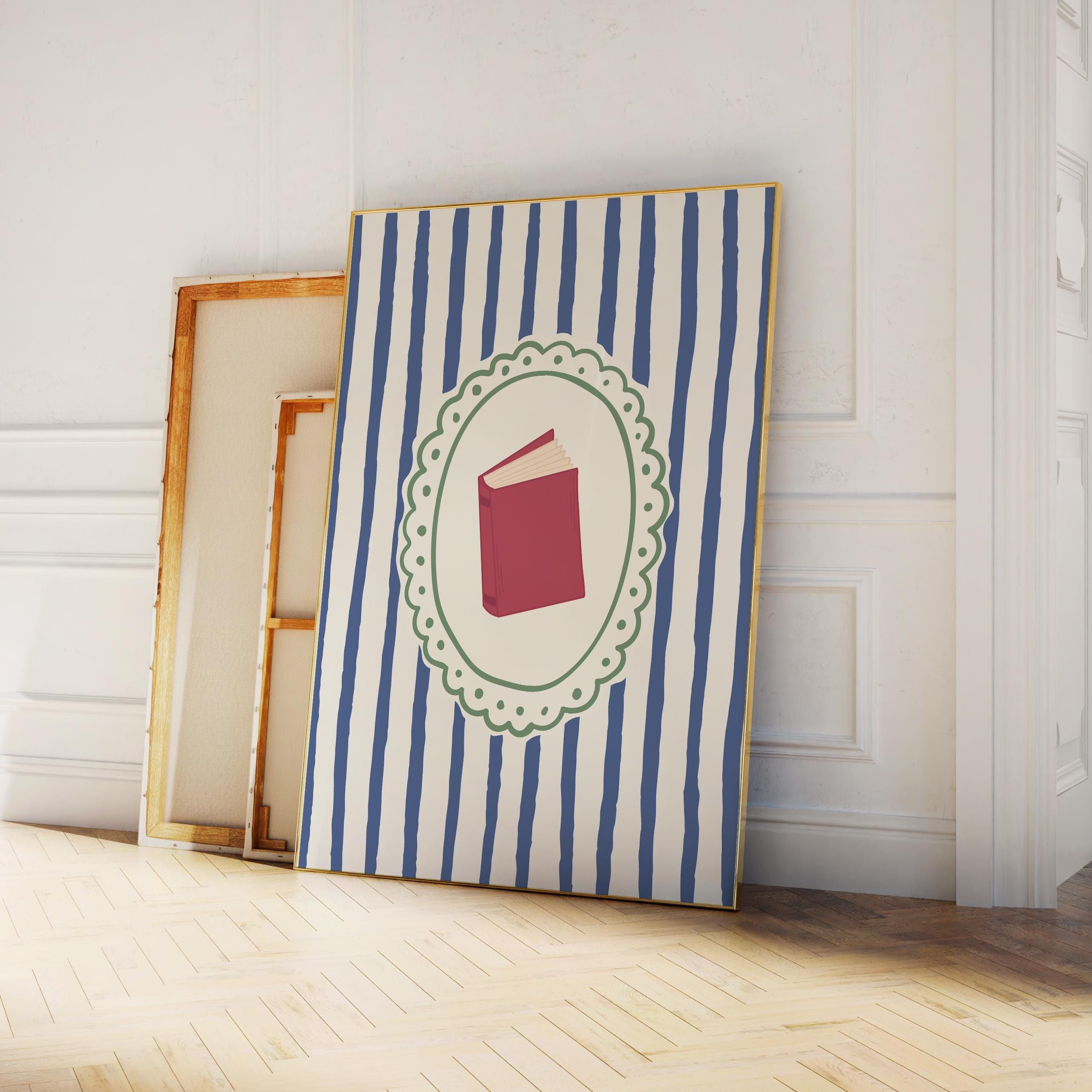 Striped Book Print - Image 2