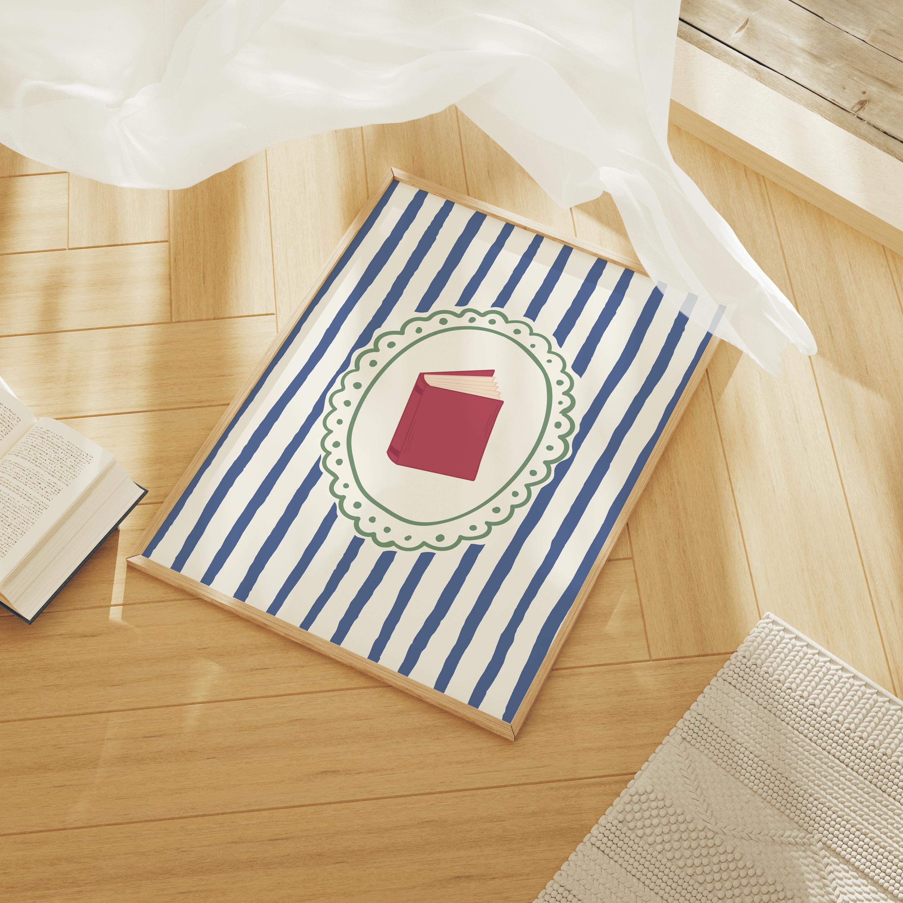 Striped Book Print - Image 3
