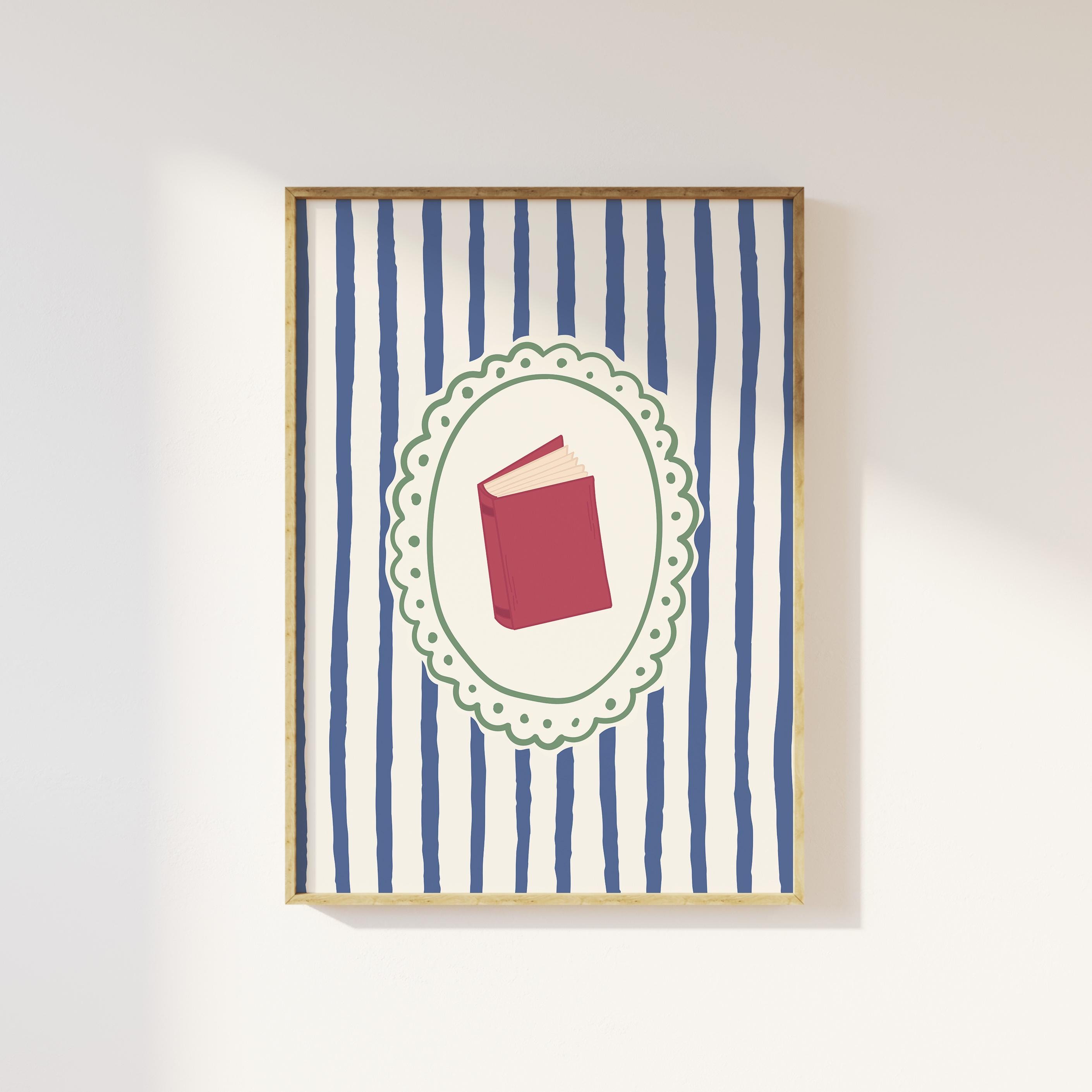 Striped Book Print - Image 5