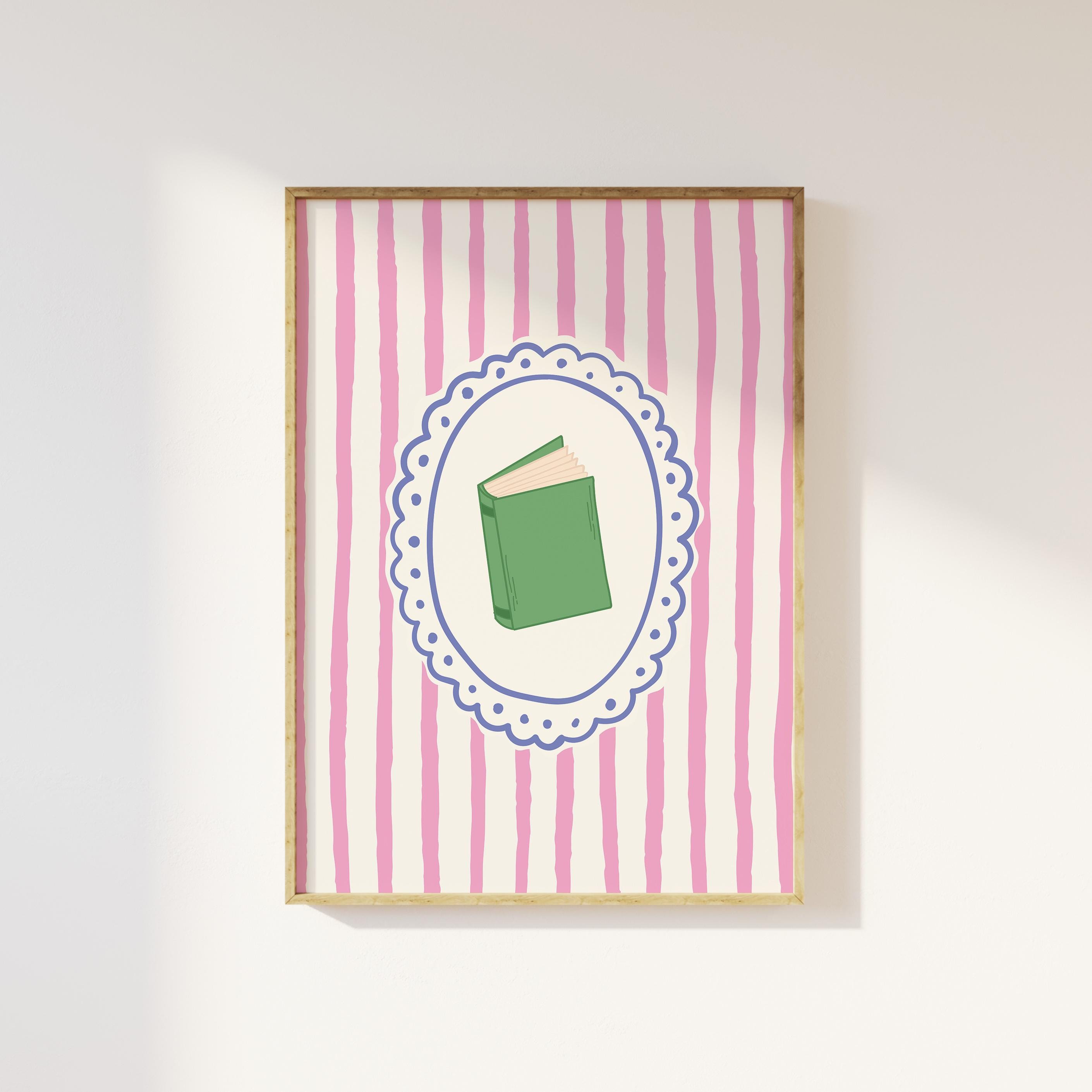 Striped Book Print - Image 5
