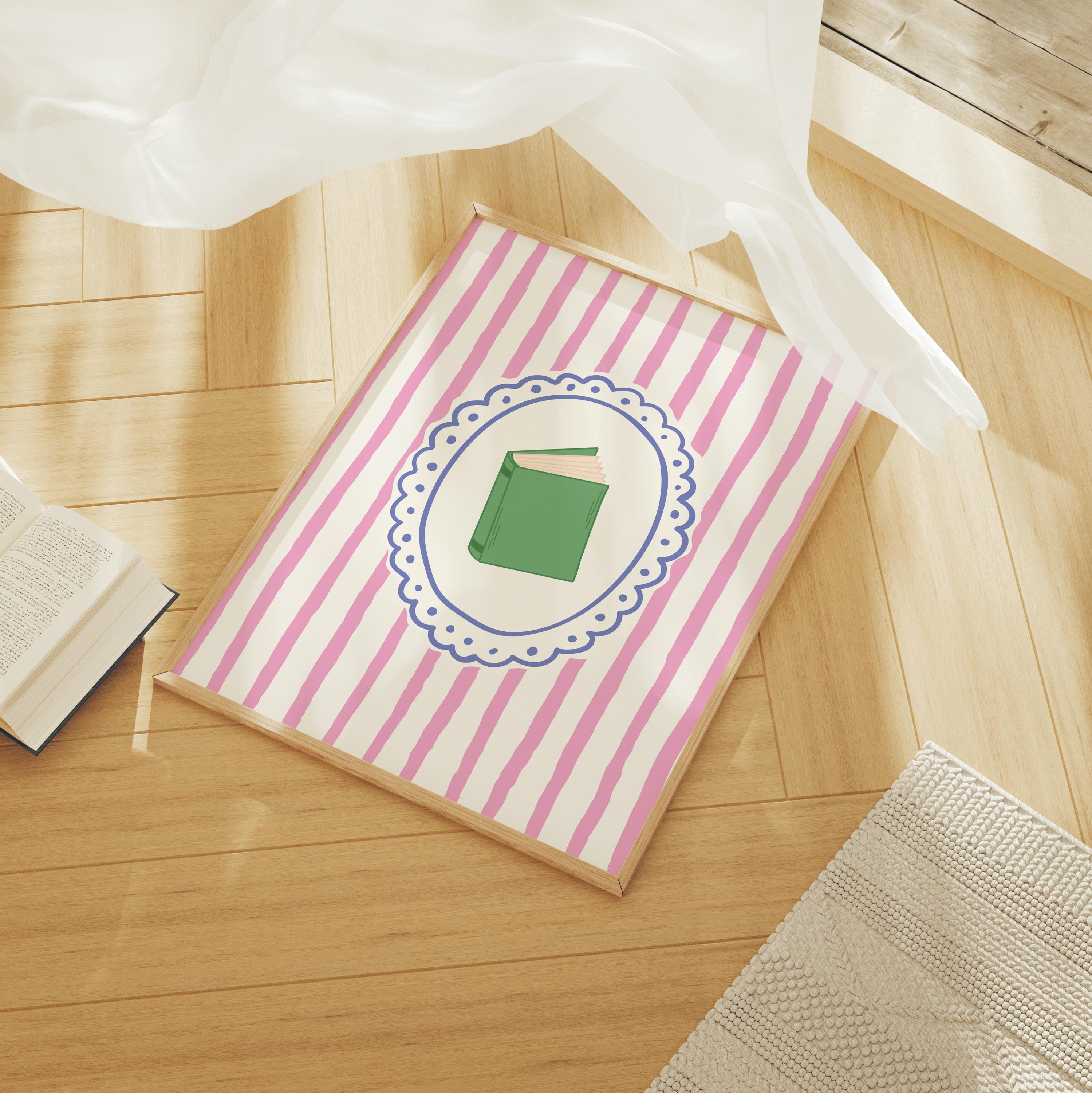 Striped Book Print - Image 3