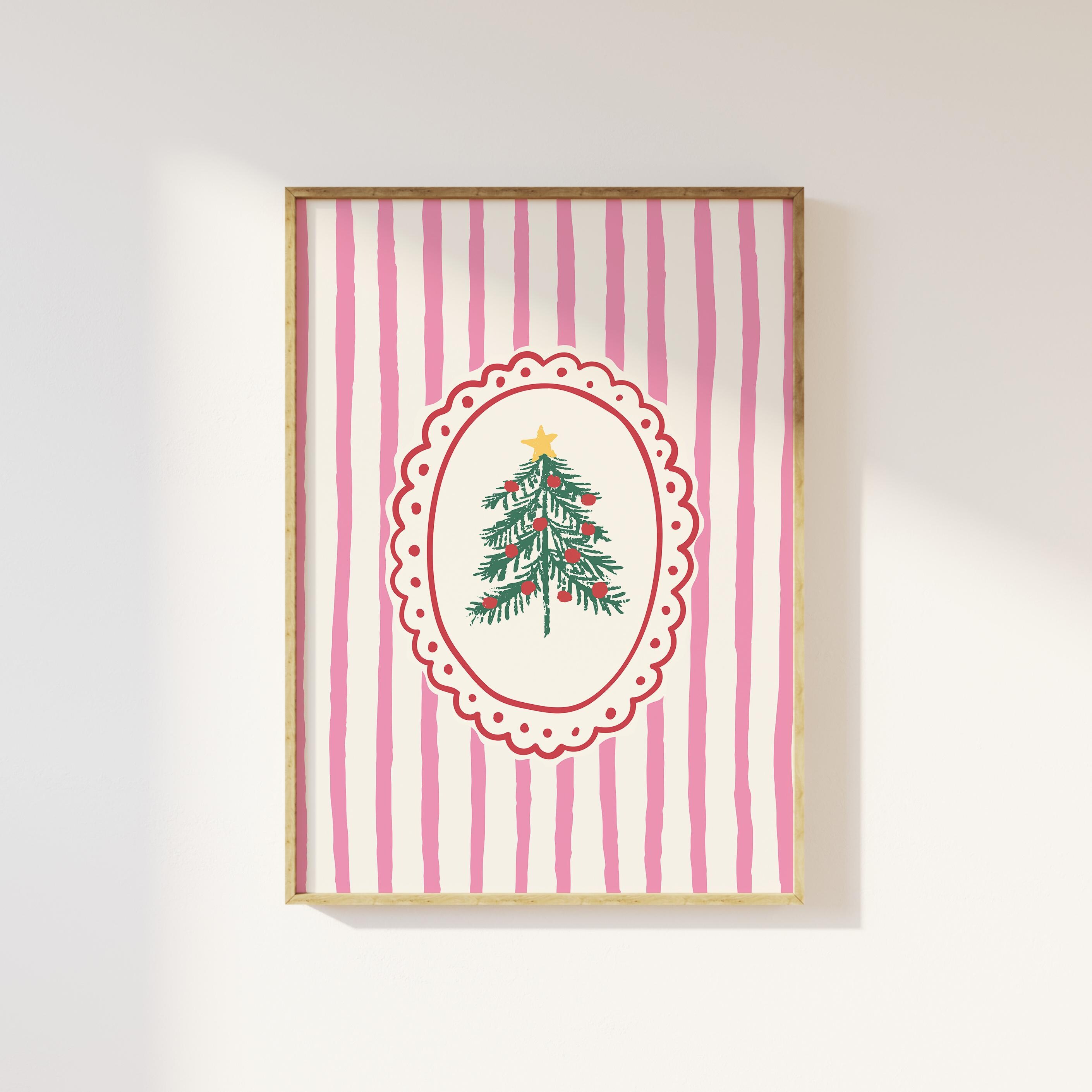 Striped Christmas Print - Image 3