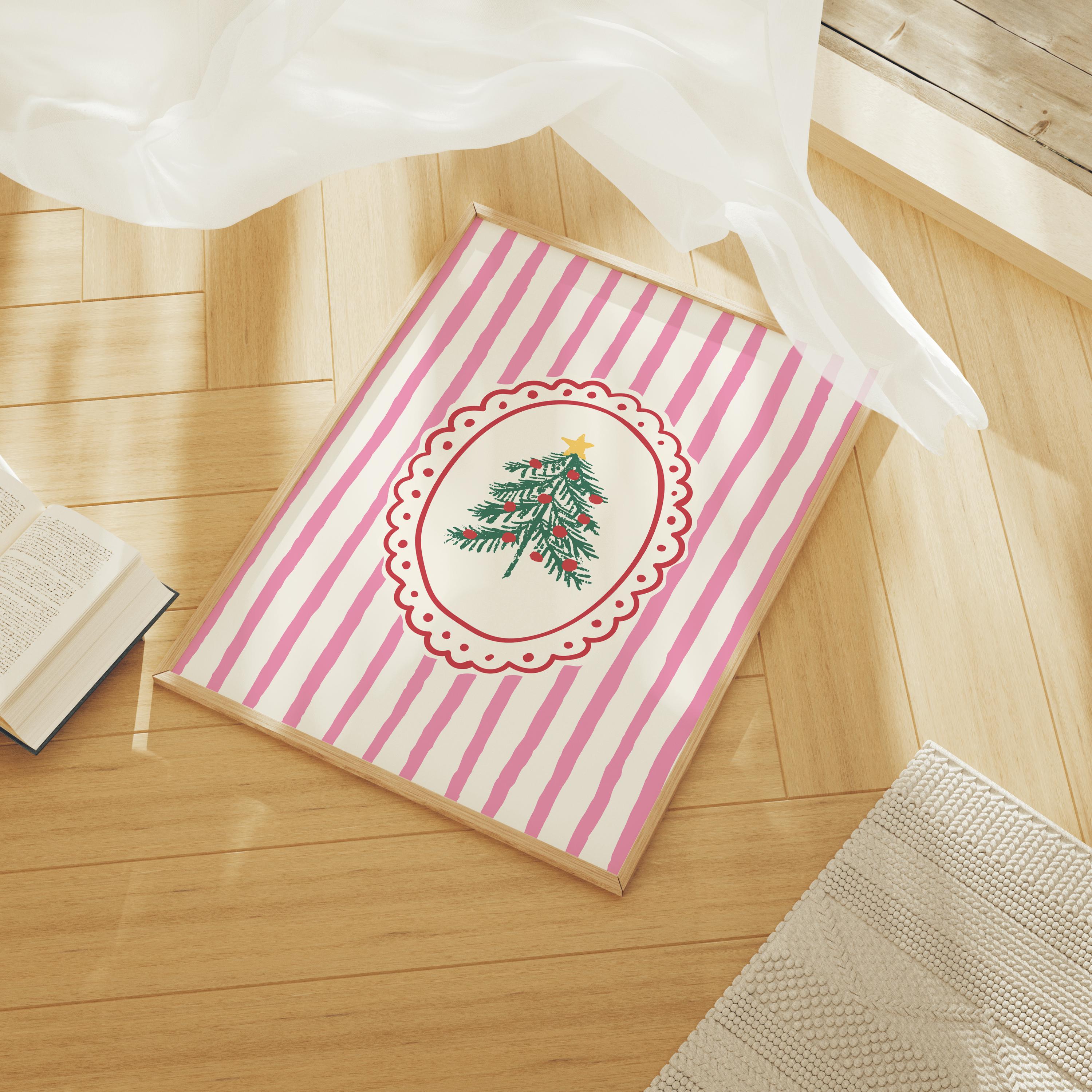 Striped Christmas Print - Image 5