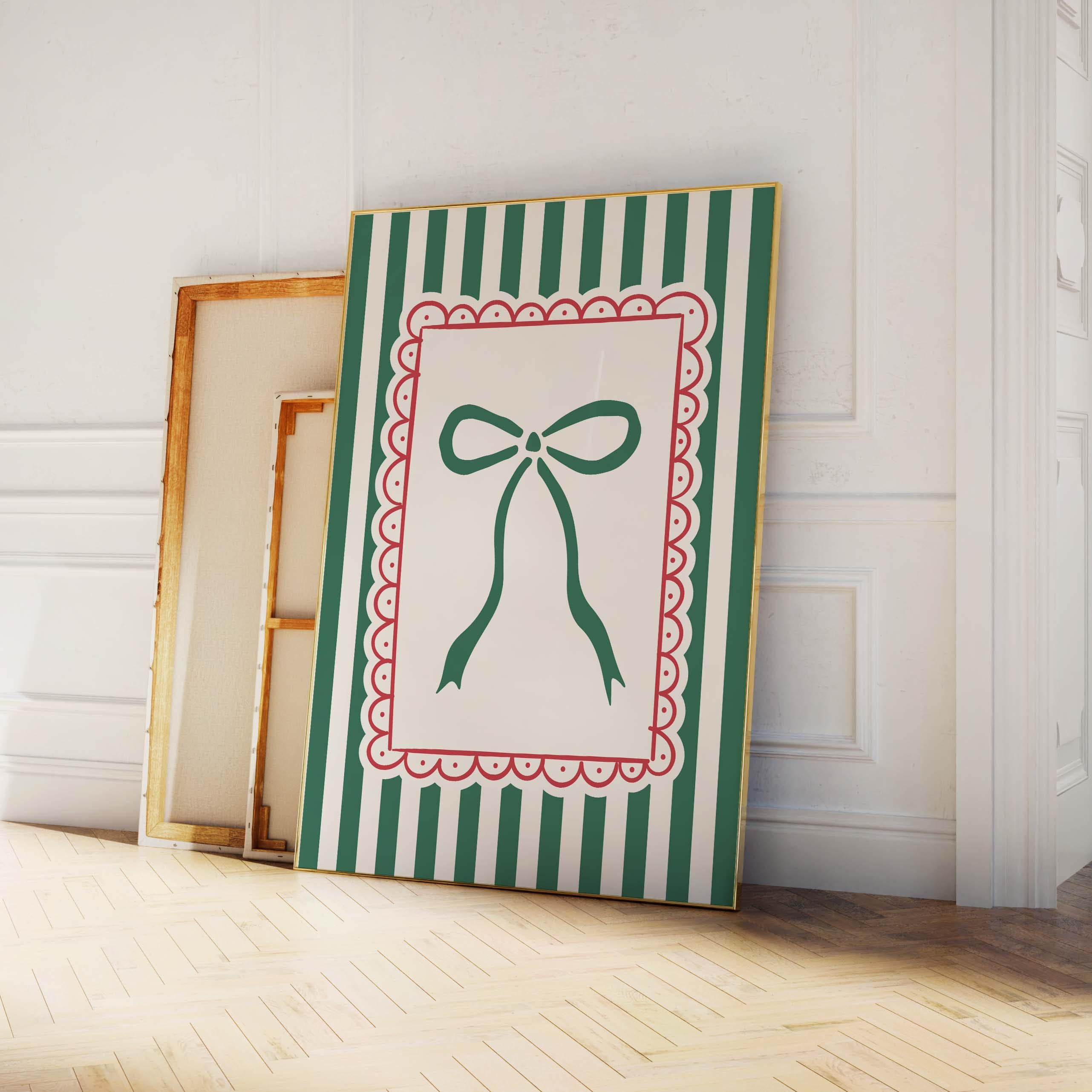 Striped Christmas Print - Image 2