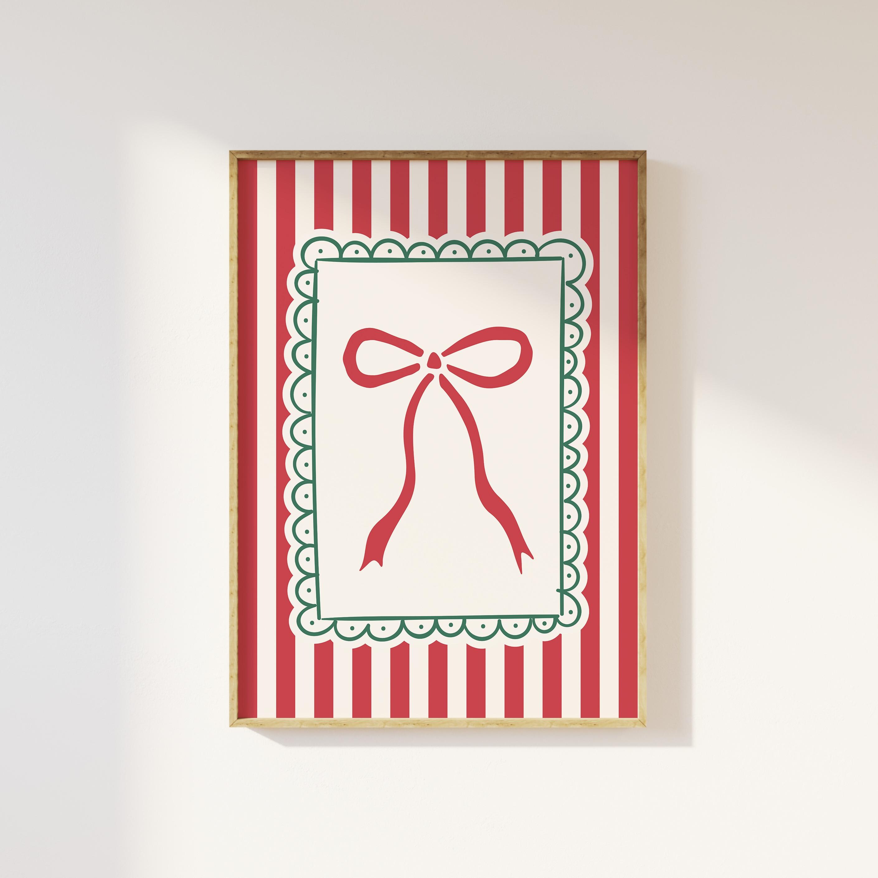 Striped Christmas Print - Image 2